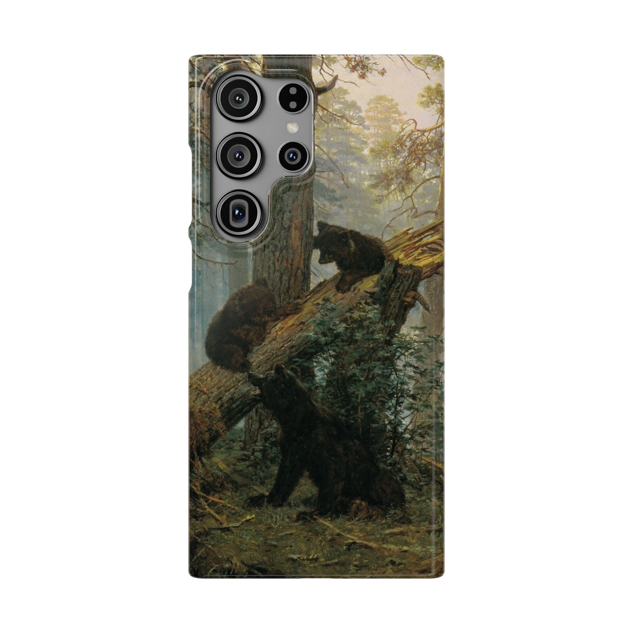 Morning in a Pine Forest by Ivan Ivanovich Shishkin - Samsung Slim Case