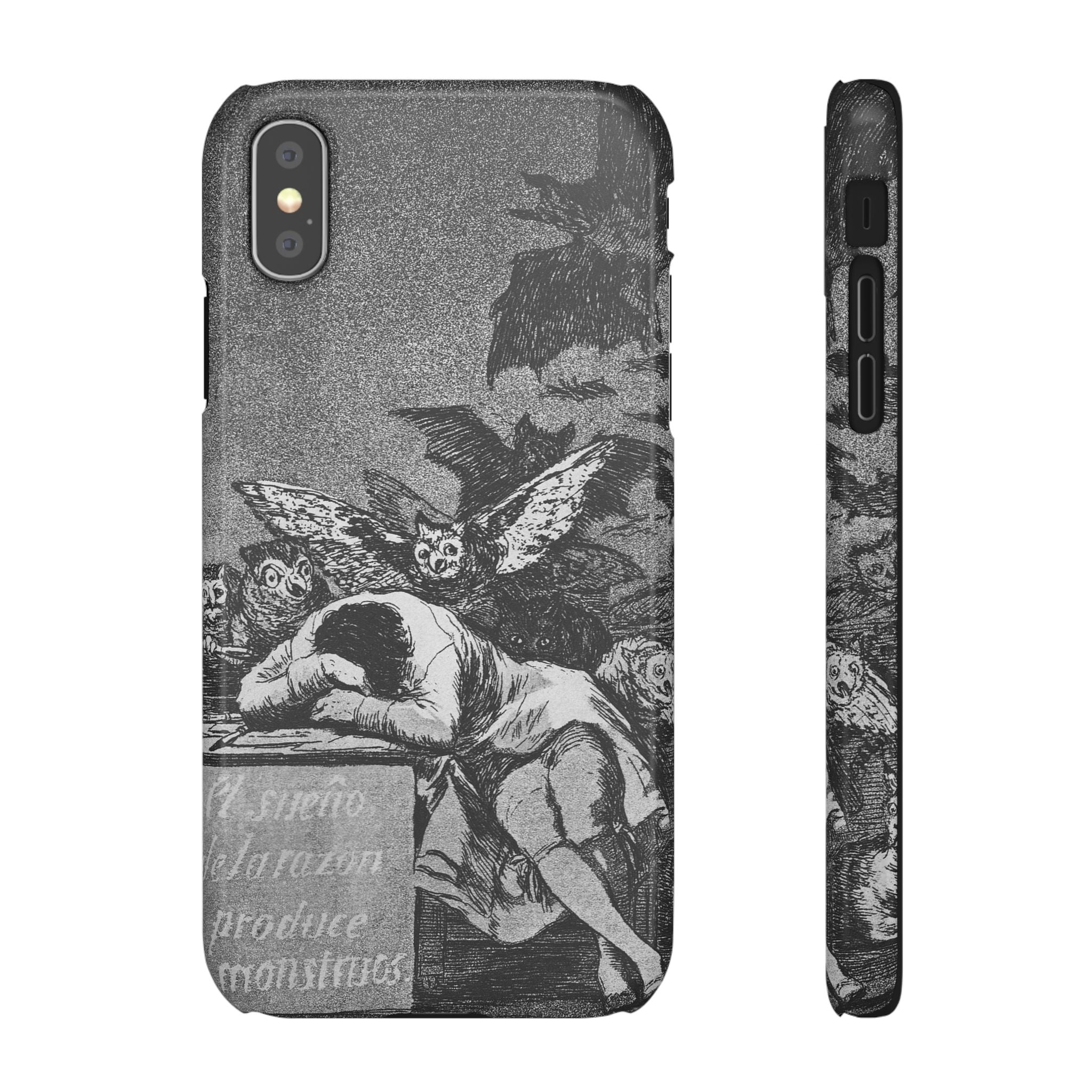 The Sleep of Reason Produces Monsters by Francisco Goya - iPhone Slim Case