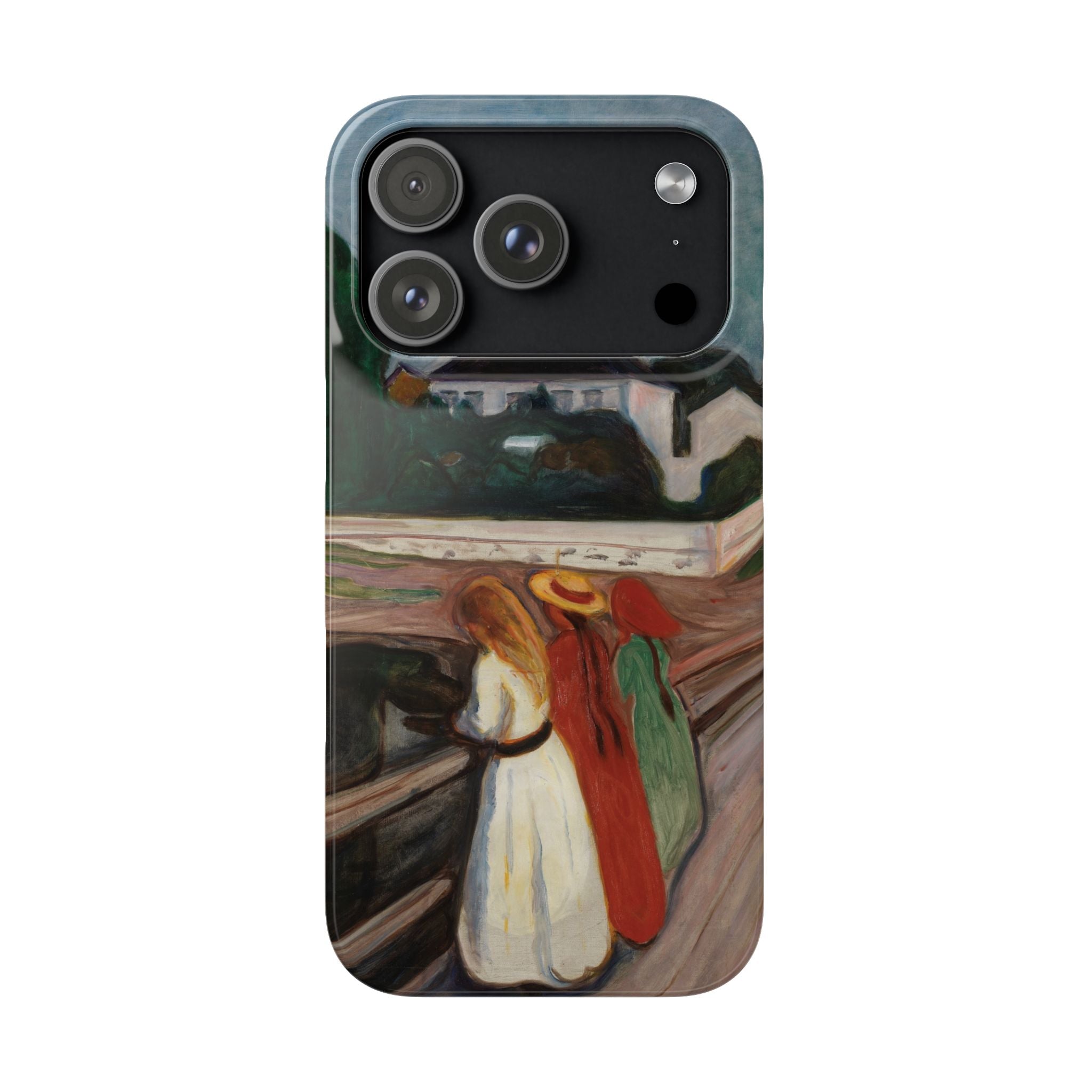 The Girls on the Bridge by Edvard Munch - iPhone Slim Case