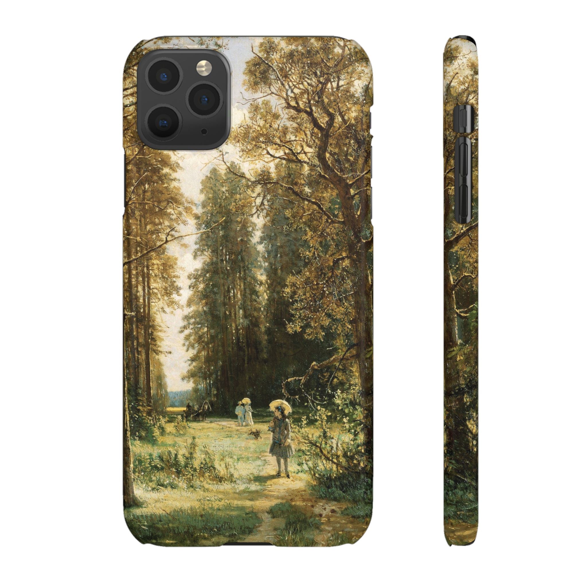 The Path in the Forest by Ivan Ivanovich Shishkin - iPhone Slim Case