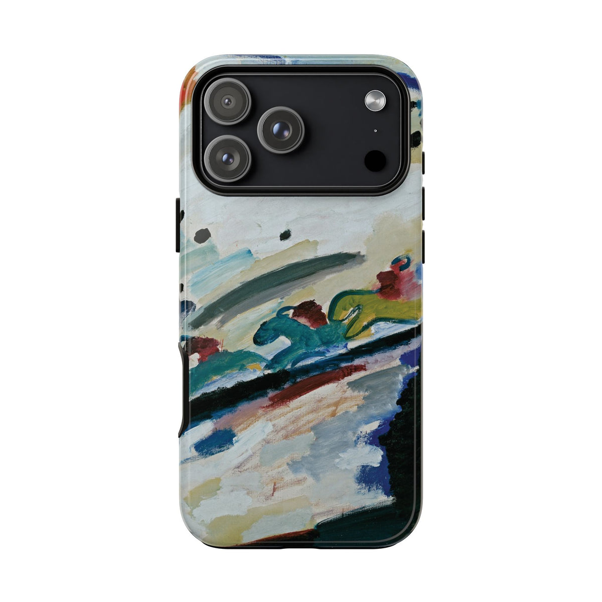 Romantic Landscape by Vasily Kandinsky - iPhone Tough Case