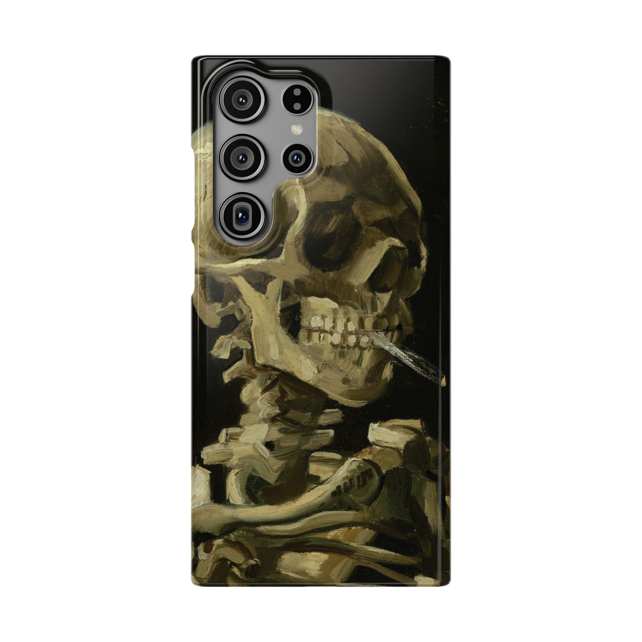 Head of a Skeleton with a Burning Cigarette by Vincent van Gogh - Samsung Slim Case
