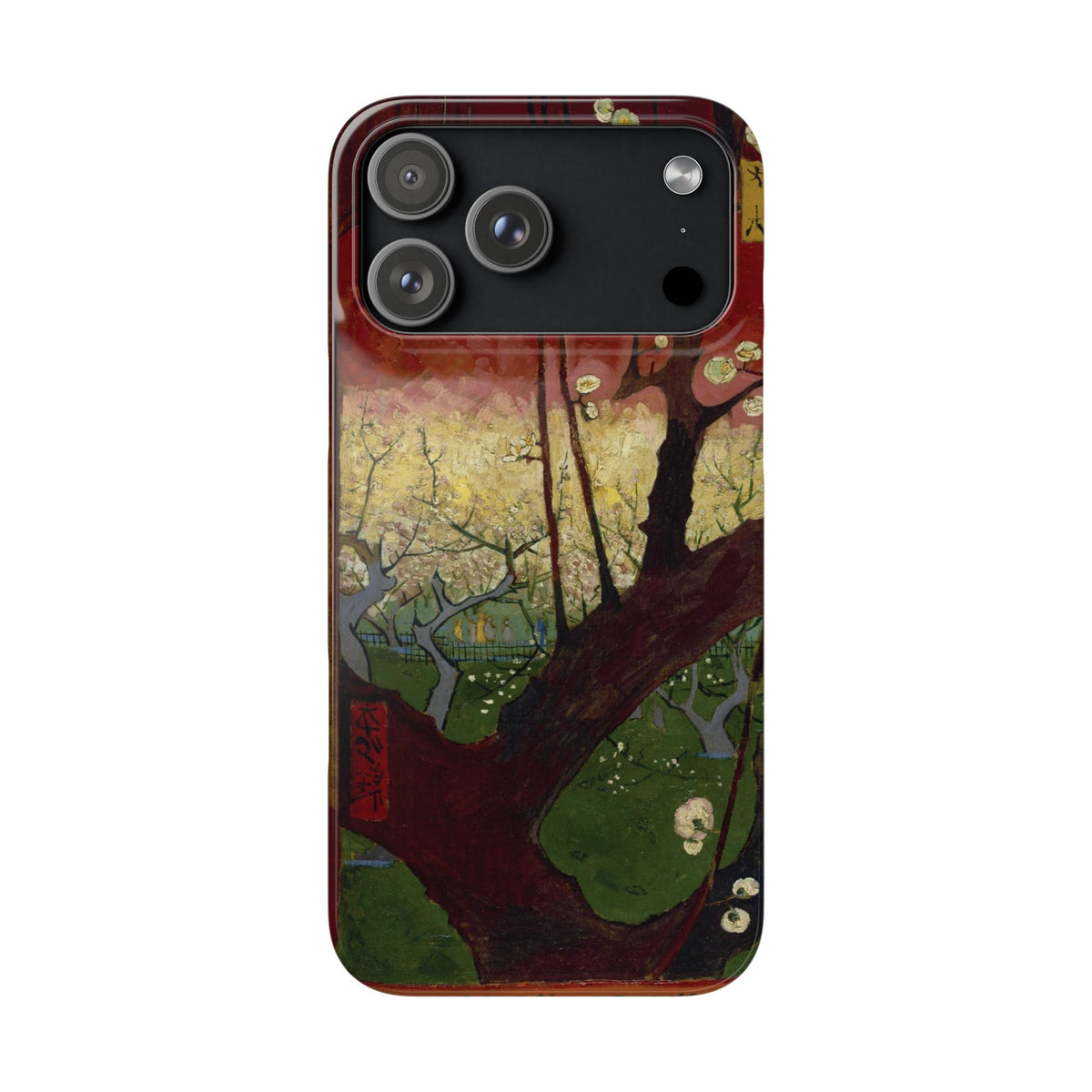 Flowering Plum Tree after Hiroshige by Vincent van Gogh - iPhone Slim Case