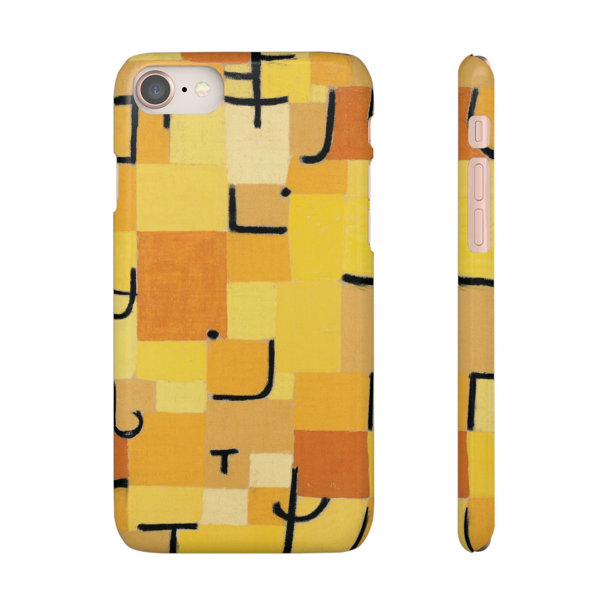 Signs in Yellow by Paul Klee - iPhone Slim Case