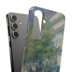 The Grands Boulevards by Pierre Auguste Renoir - Samsung Slim Case