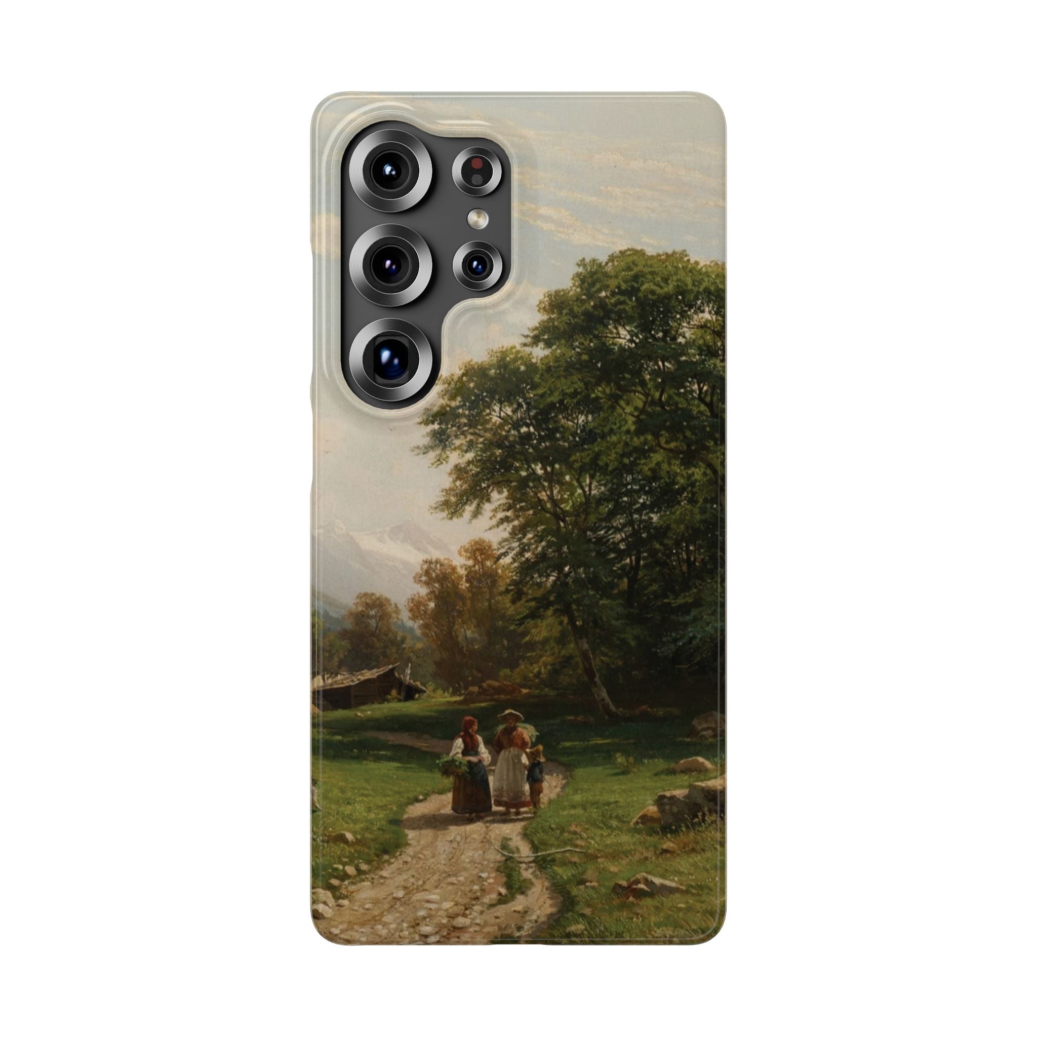 Swiss Landscape by Ivan Ivanovich Shishkin - Samsung Slim Case