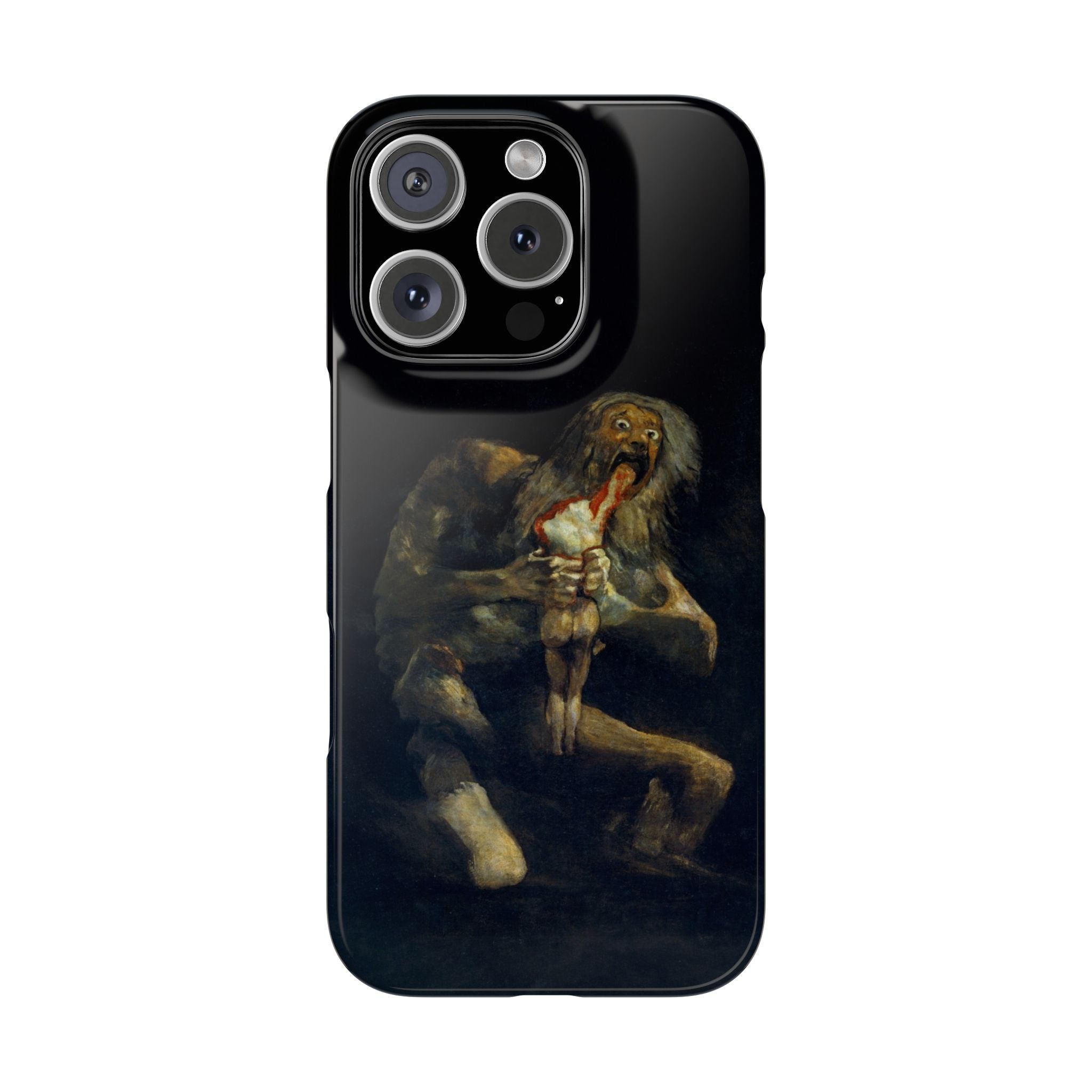 Saturn Devouring His Son by Goya - iPhone Slim Case