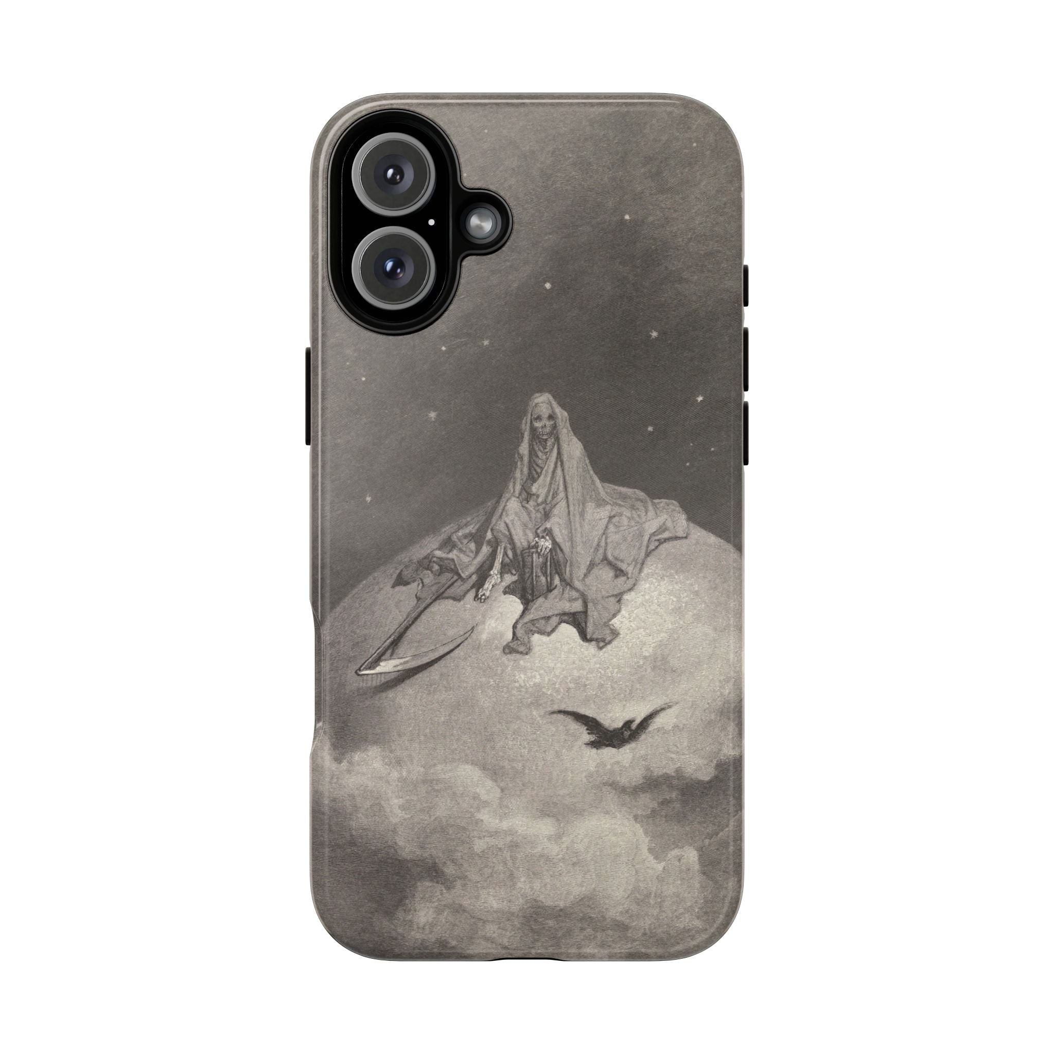 Doubting, dreaming dreams no mortal ever dared to dream before by Gustave Doré - iPhone Tough Case