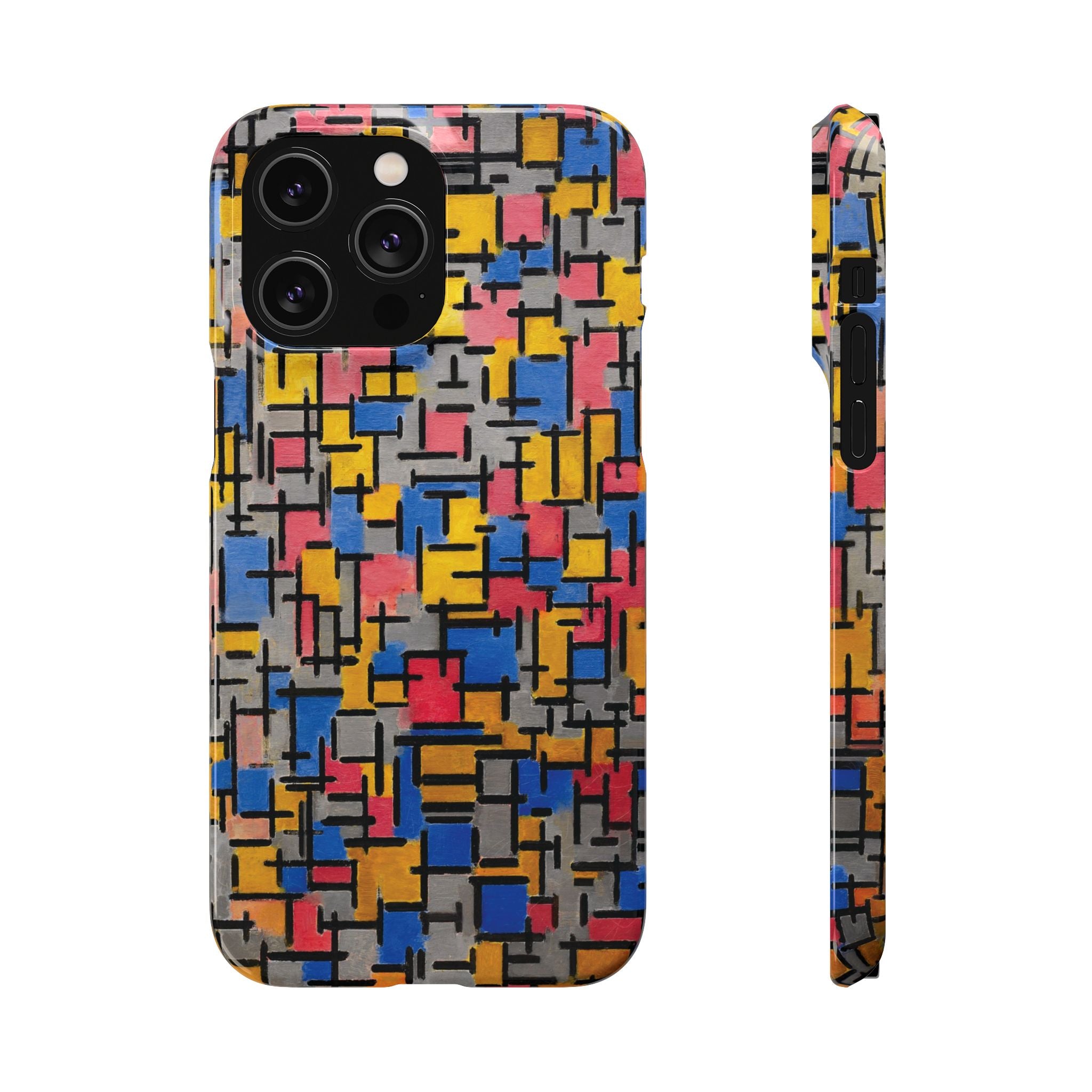 Composition by Piet Mondrian - iPhone Slim Case