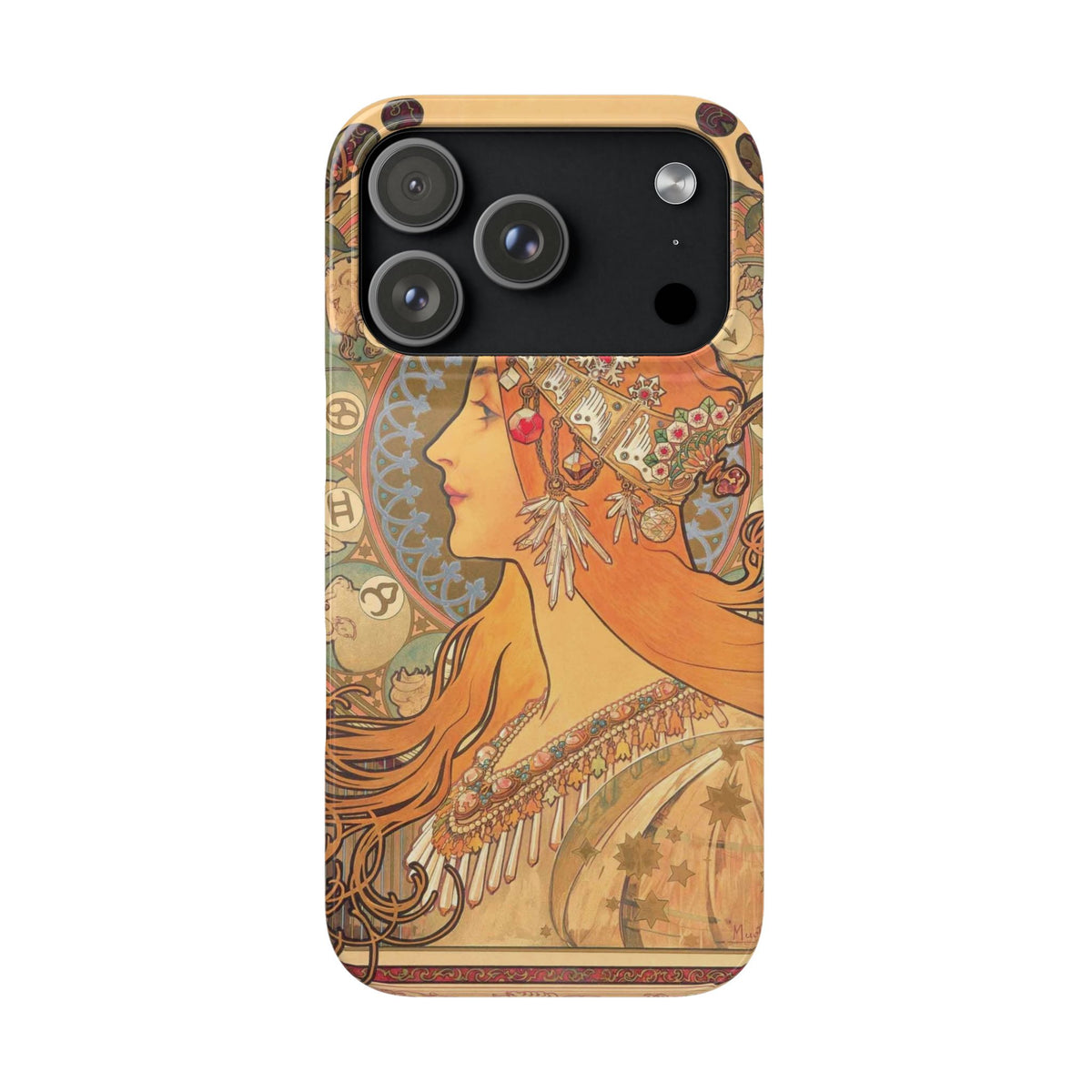 Zodiac by Alphonse Mucha - iPhone Slim Case