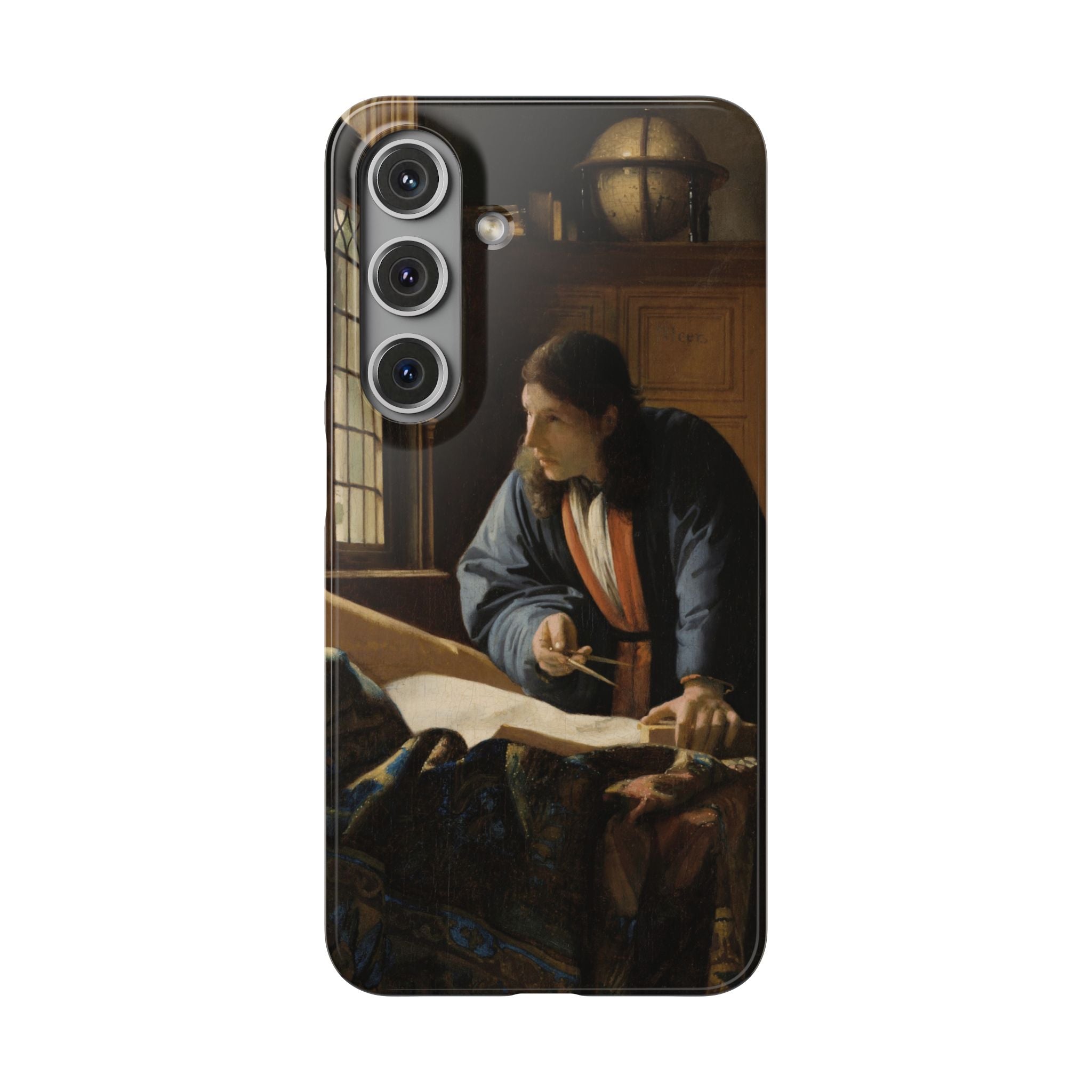 The Geographer by Johannes Vermeer - Samsung Slim Case