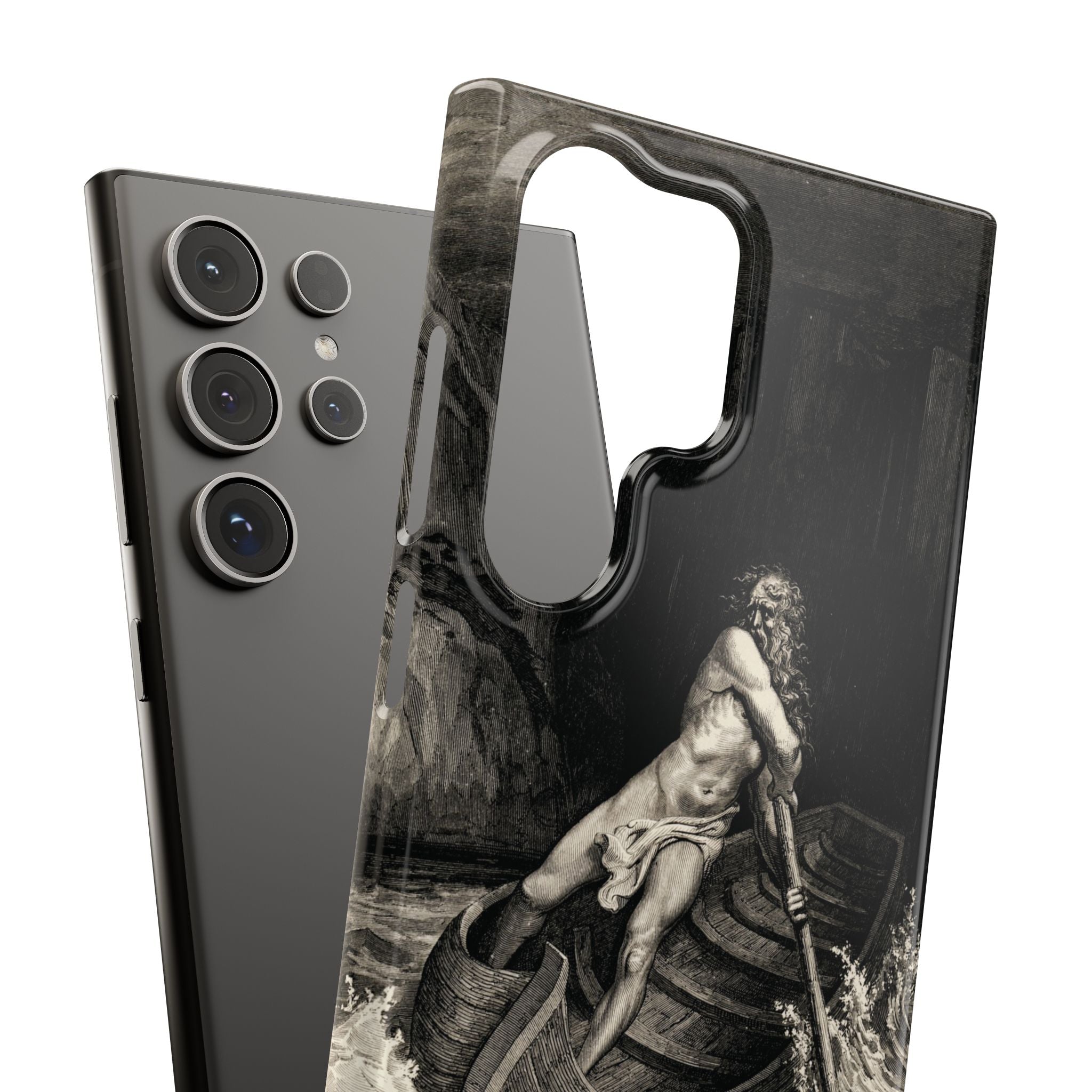 Canto III – Charon by Gustave Doré - Samsung Slim Case