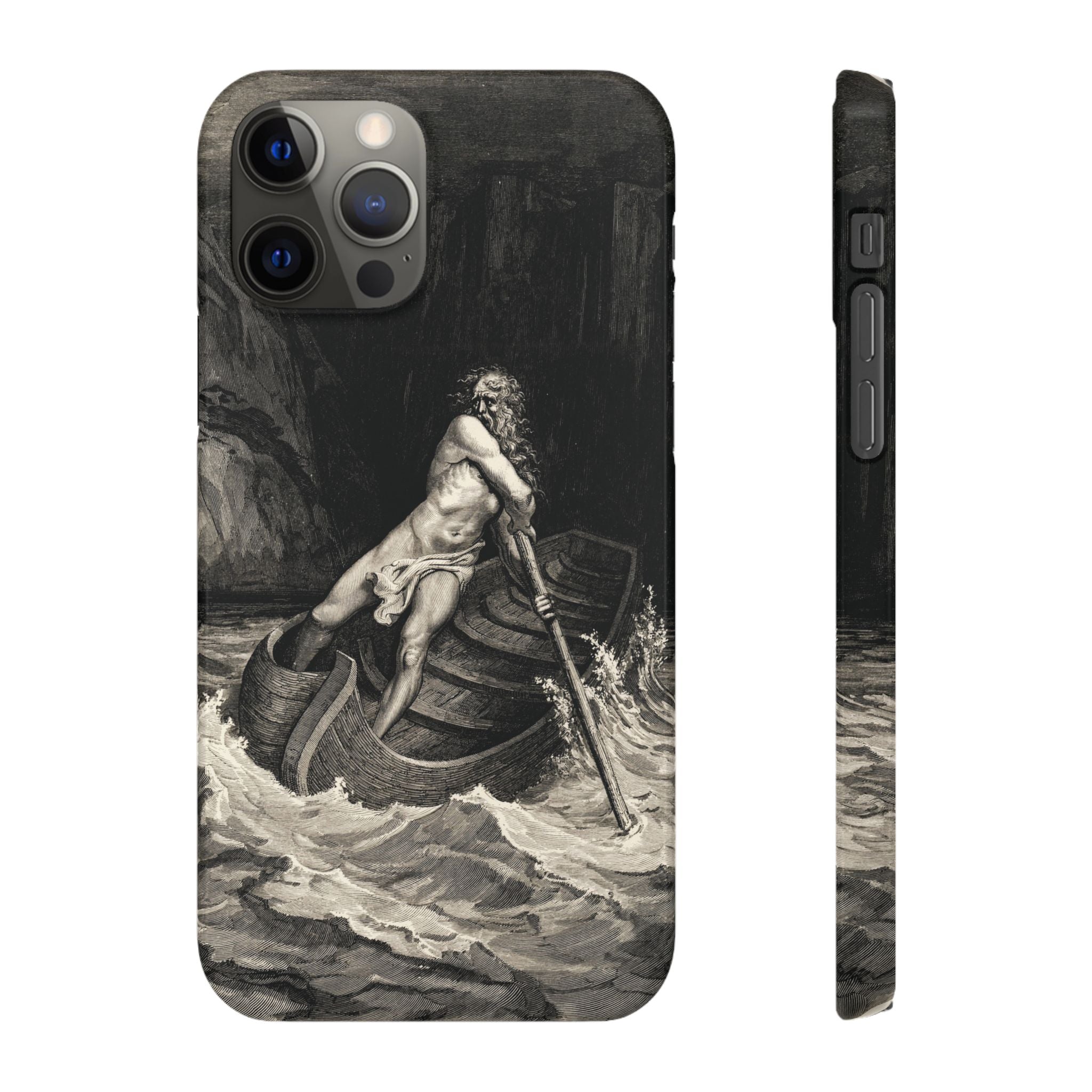 Canto III - Charon by Gustave Doré - iPhone Slim Case