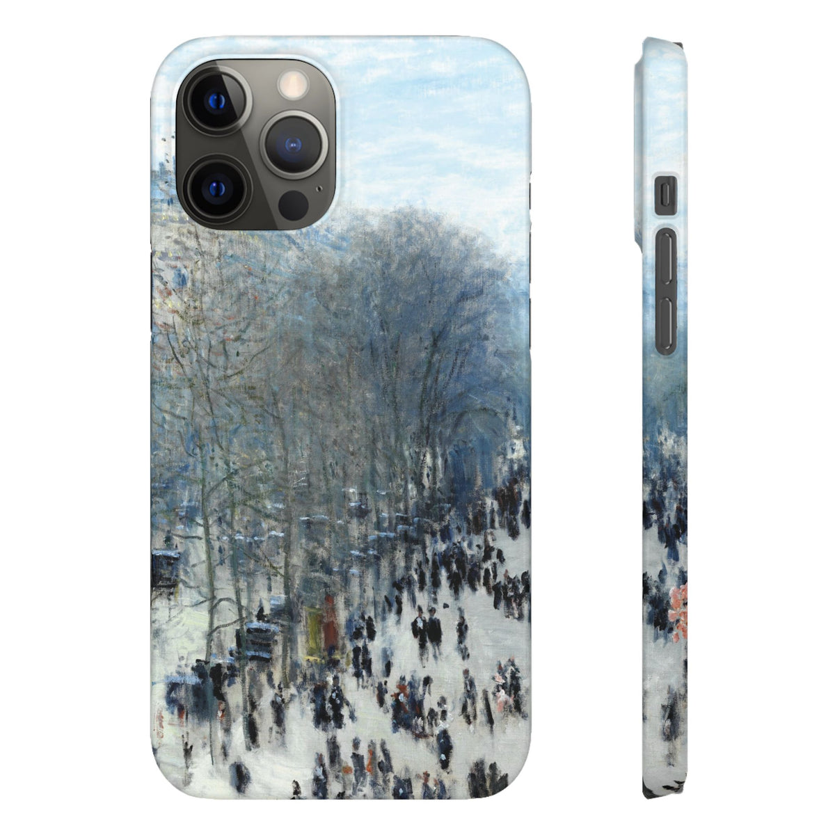 Boulevard des Capucines by Claude Monet - iPhone Slim Case
