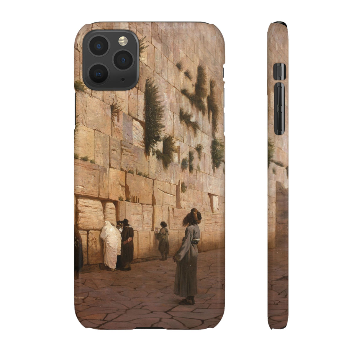 Le Mur des Lamentations by Jean-Leon Gerome - iPhone Slim Case