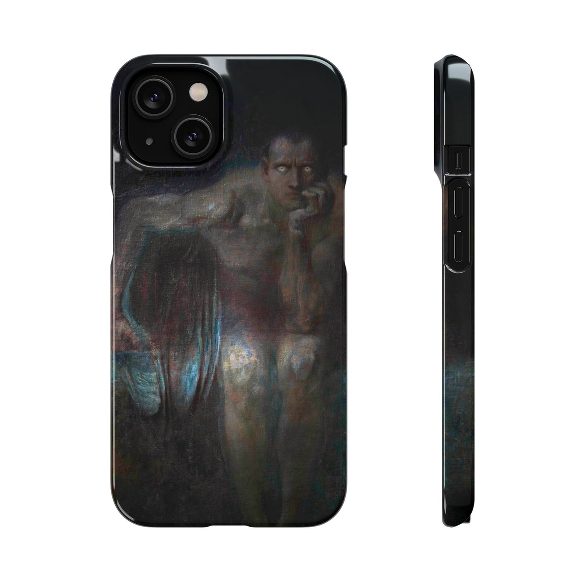 Lucifer by Franz von Stuck - iPhone Slim Case