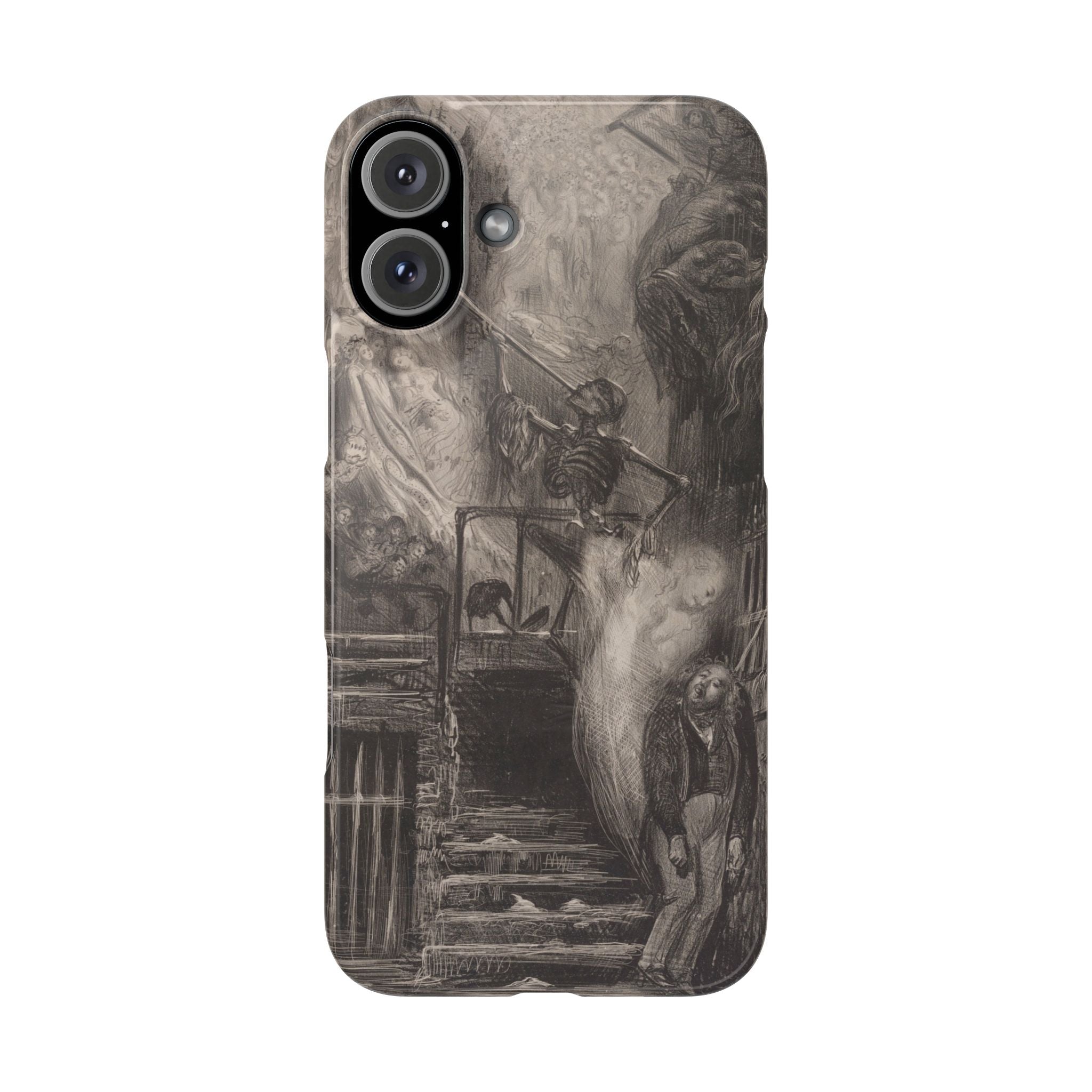 La Rue de la Vieille Lanterne by Gustave Doré - iPhone Slim Case