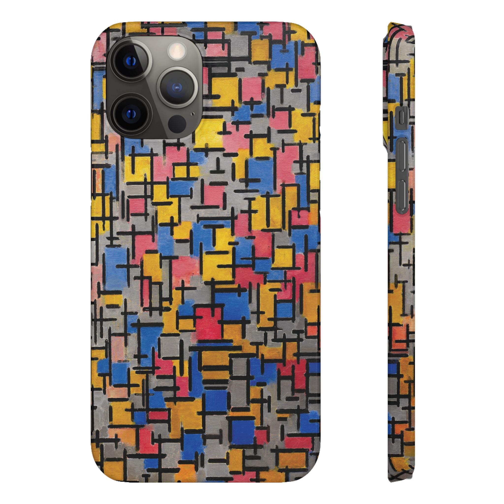 Composition by Piet Mondrian - iPhone Slim Case