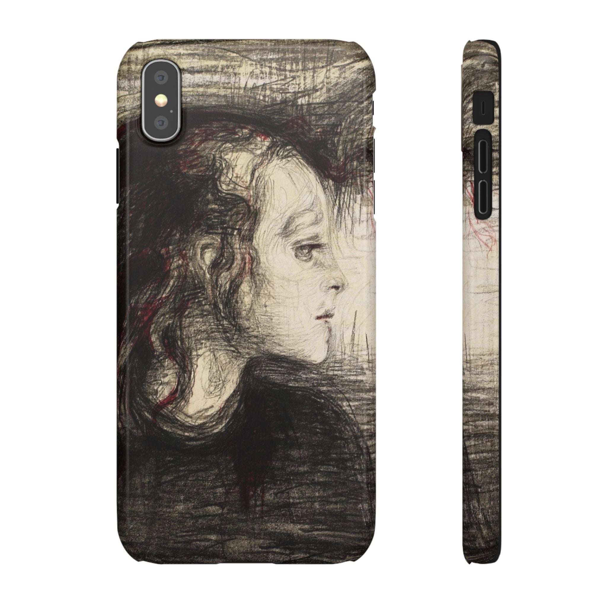 The Sick Child by Edvard Munch - iPhone Slim Case