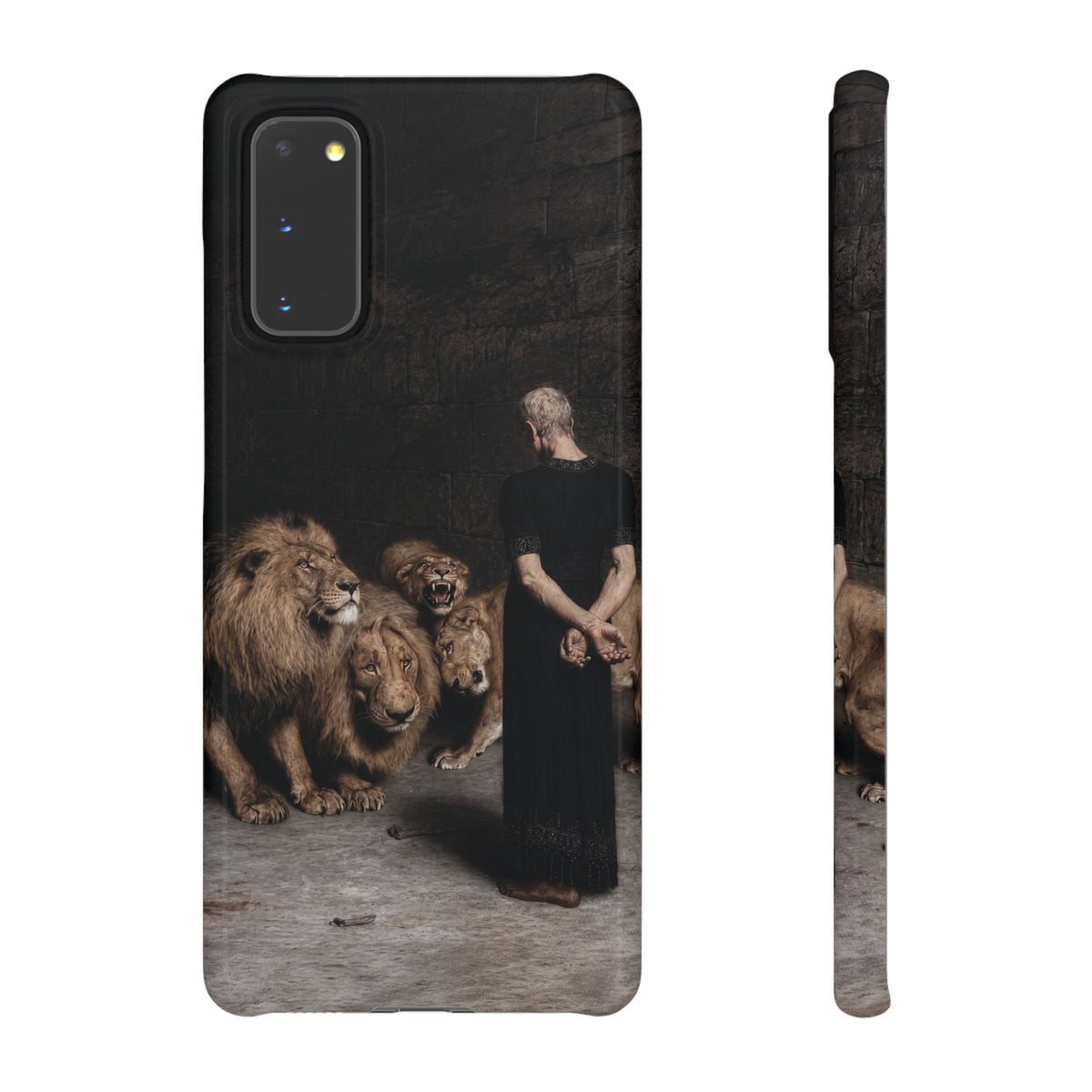 Daniel in the Lion's Den by Briton Riviere - Samsung Slim Case