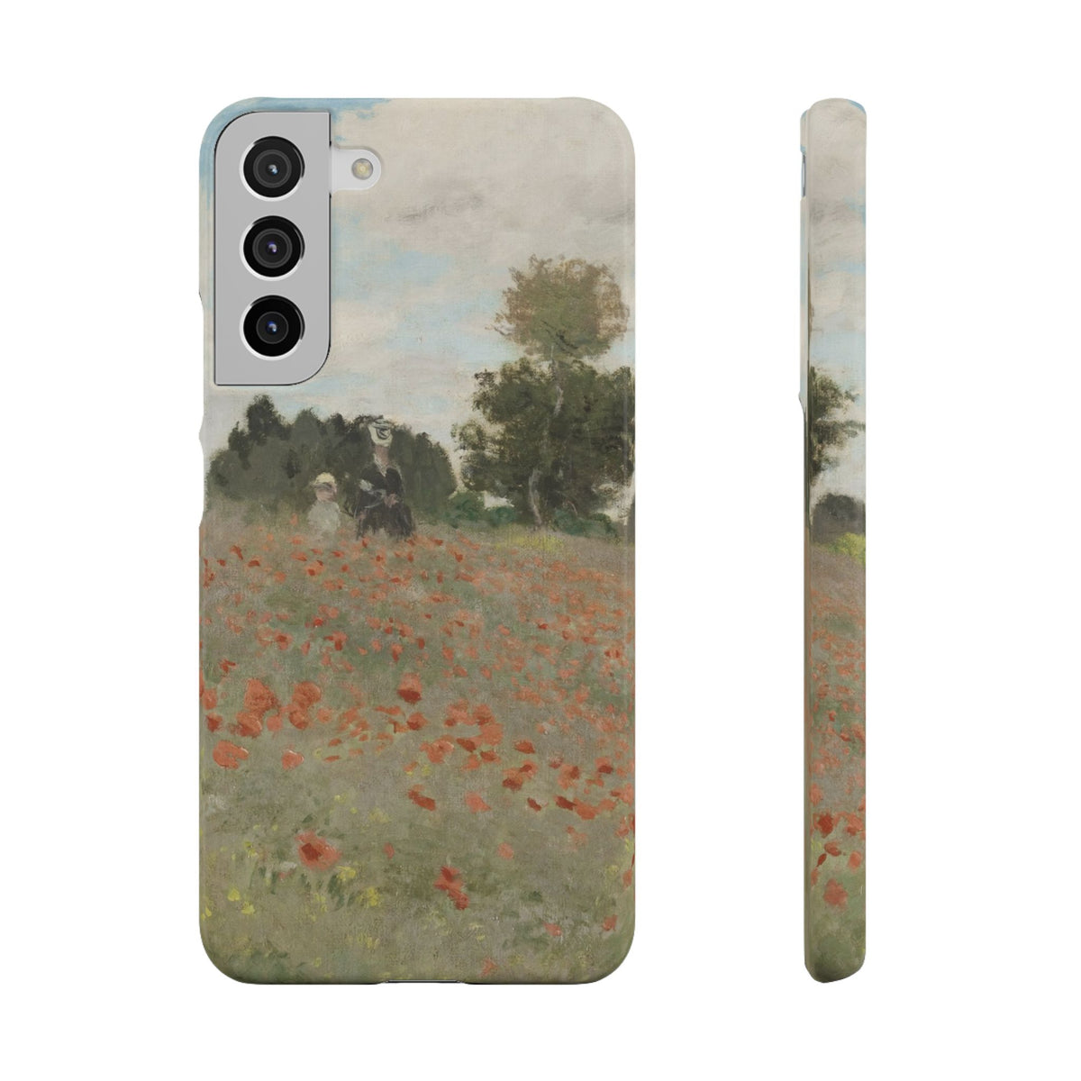 The Poppy Field by Claude Monet - Samsung Slim Case