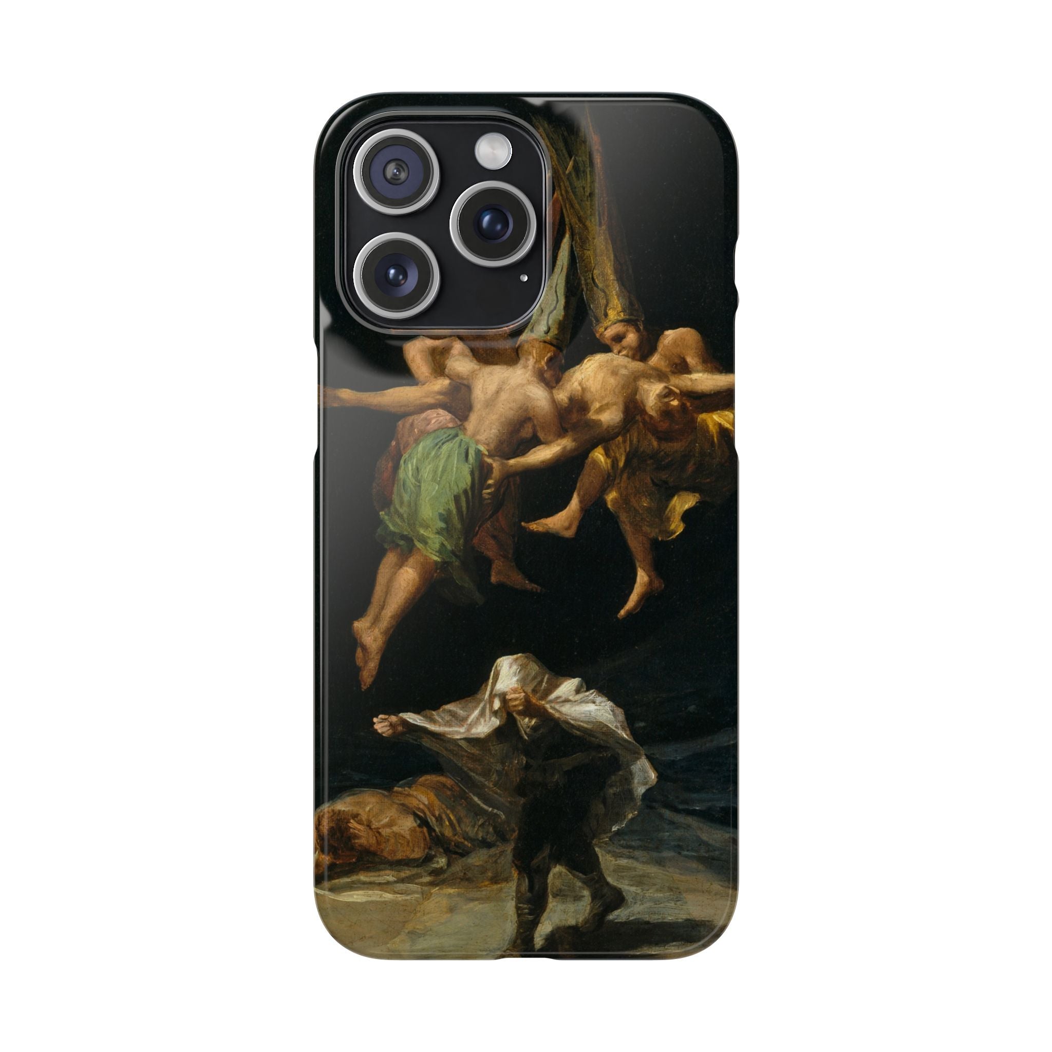 Witches’ Flight by Francisco de Goya - iPhone Slim Case