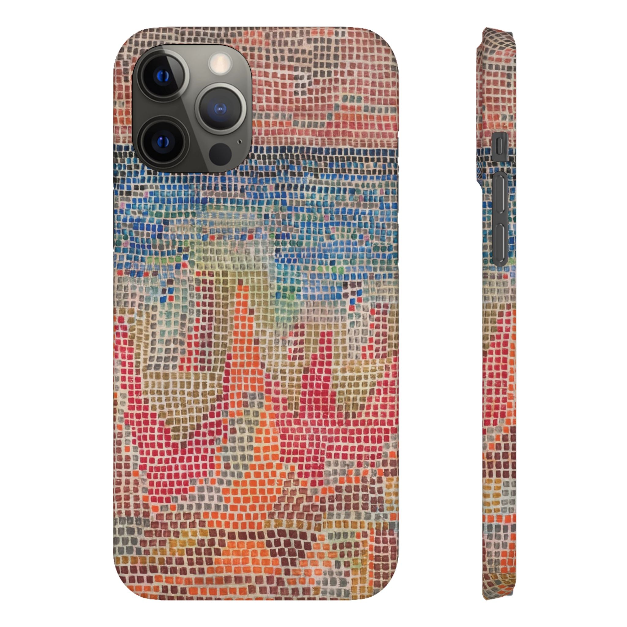 Cliffs by the sea by Paul Klee - iPhone Slim Case