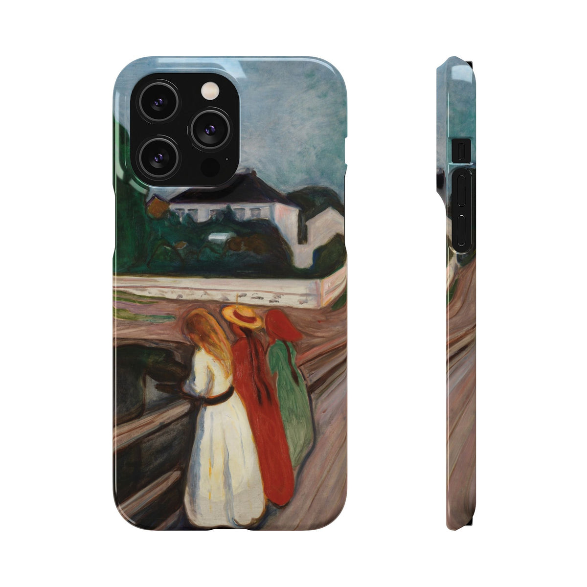 The Girls on the Bridge by Edvard Munch - iPhone Slim Case