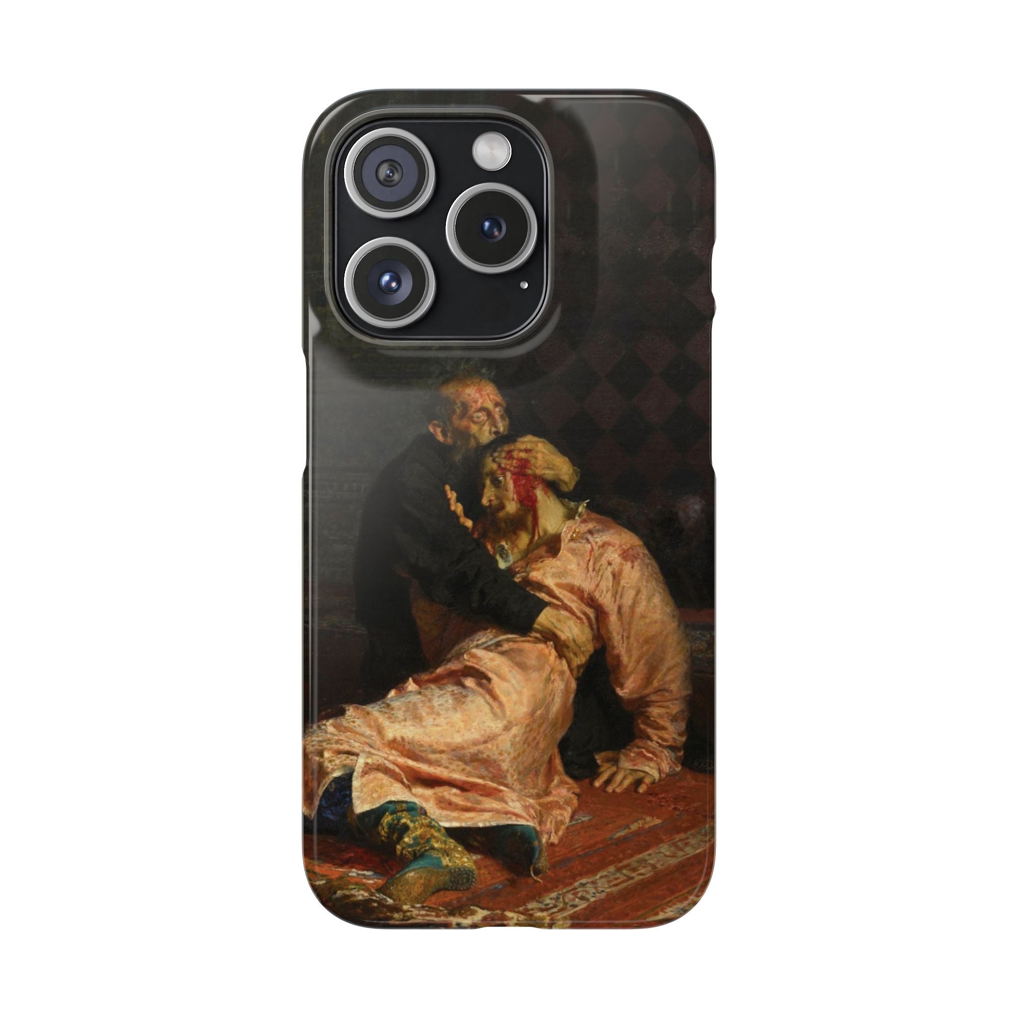 Ivan the Terrible and His Son by Ilya Repin - iPhone Slim Case