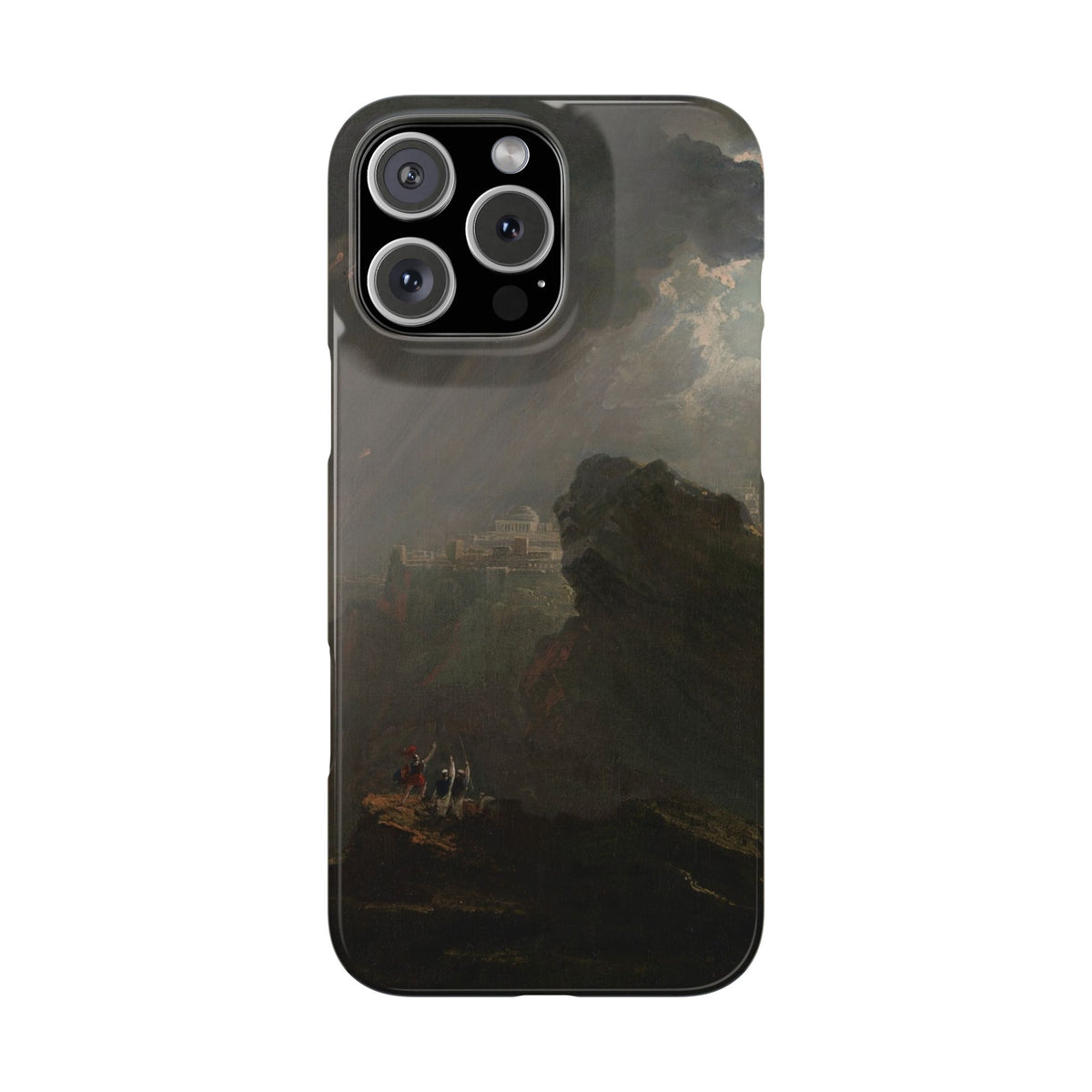 Joshua Commanding the Sun to Stand Still by John Martin - iPhone Slim Case