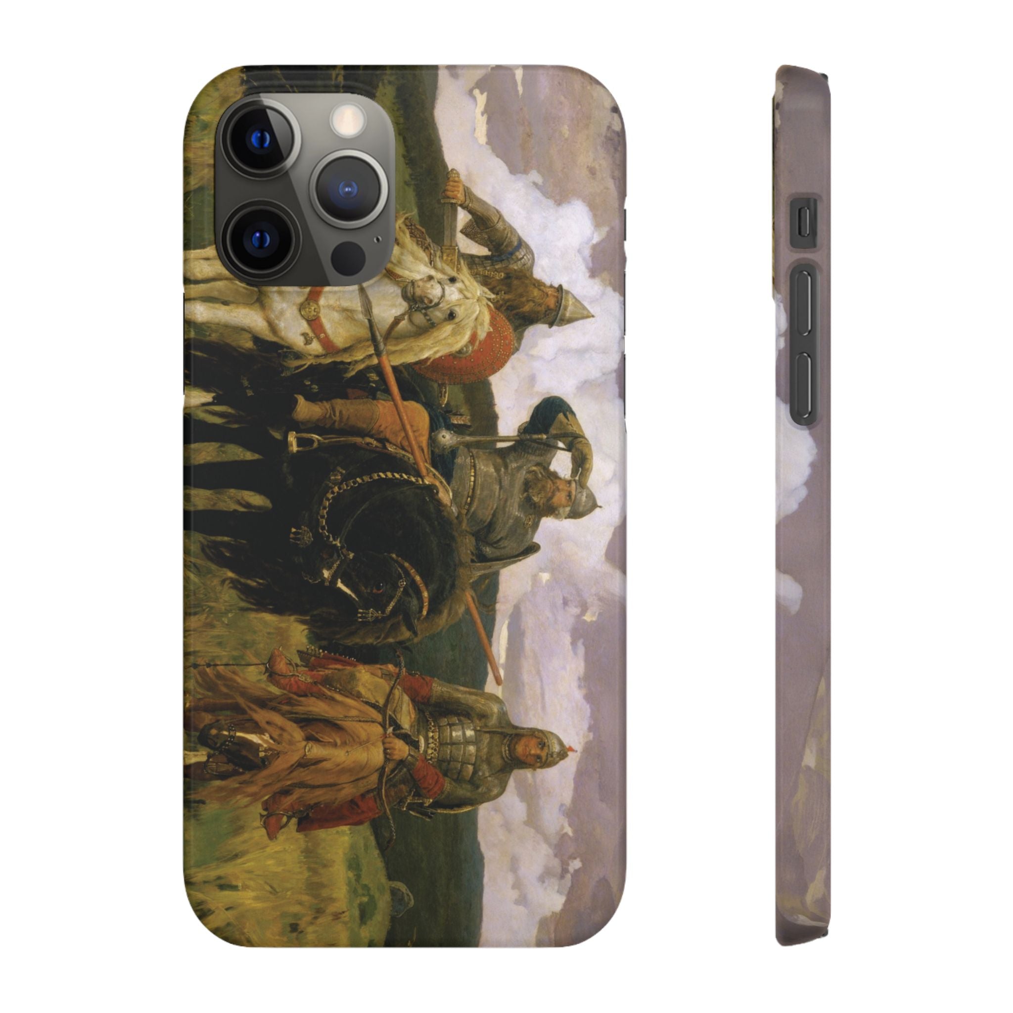 Bogatyrs by Viktor Vasnetsov - iPhone Slim Case