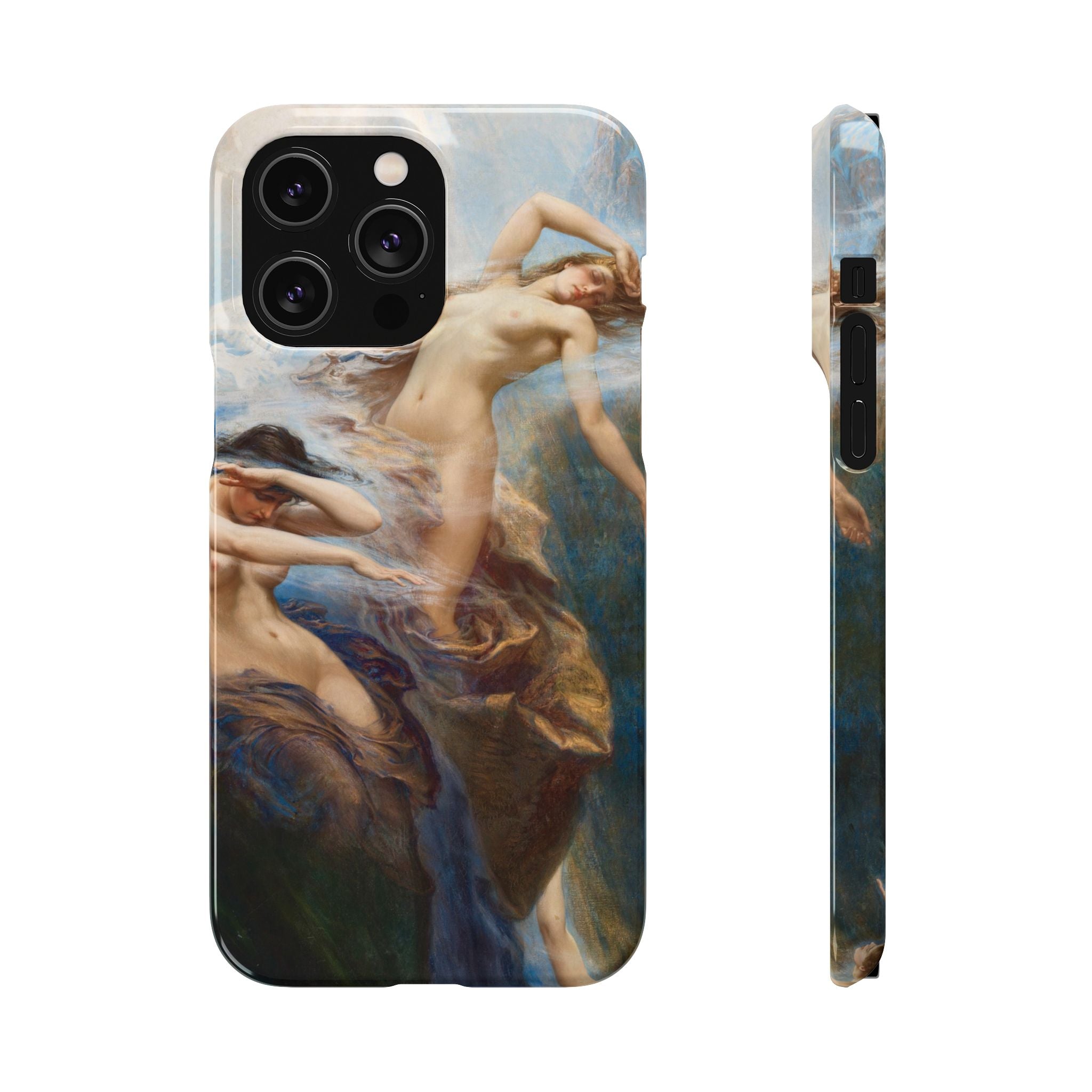 The Mountain Mists by Herbert James Draper - iPhone Slim Case