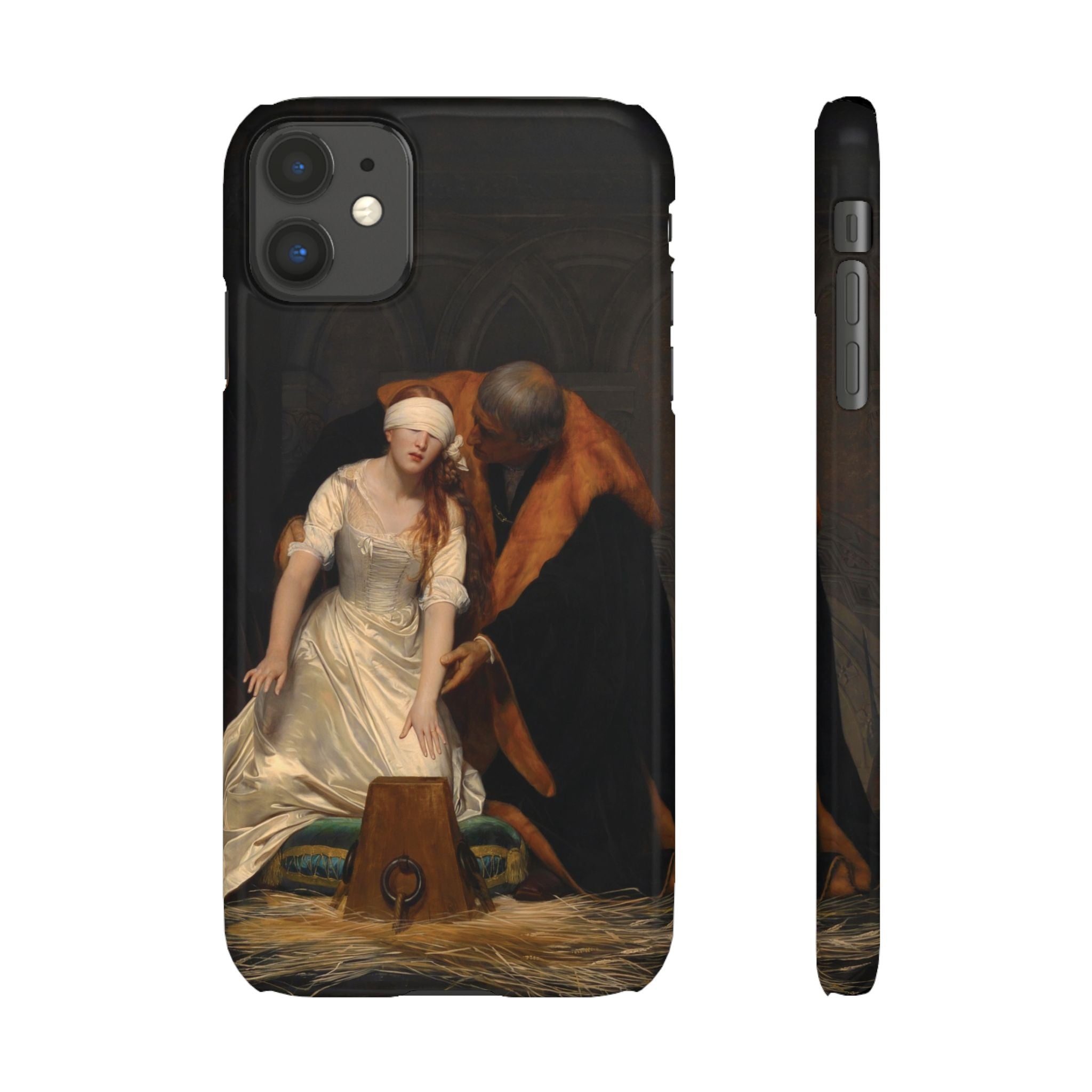 The Execution of Lady Jane Grey by Paul Delaroche - iPhone Slim Case