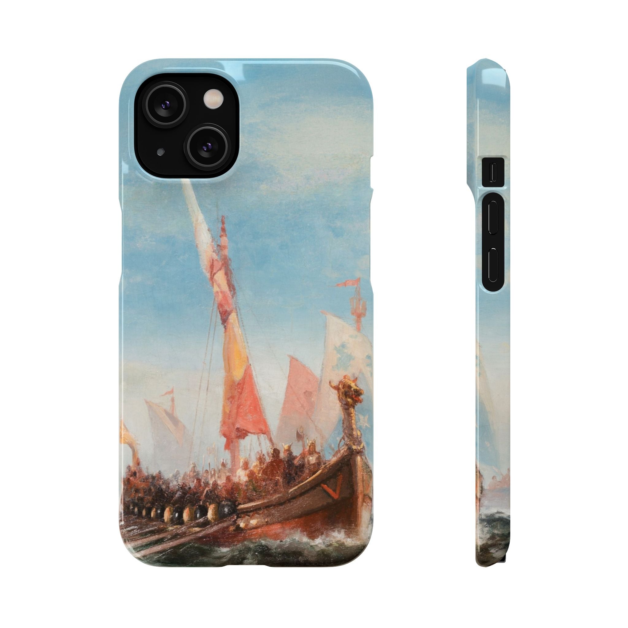 Viking Armada by Edward Moran - iPhone Slim Case