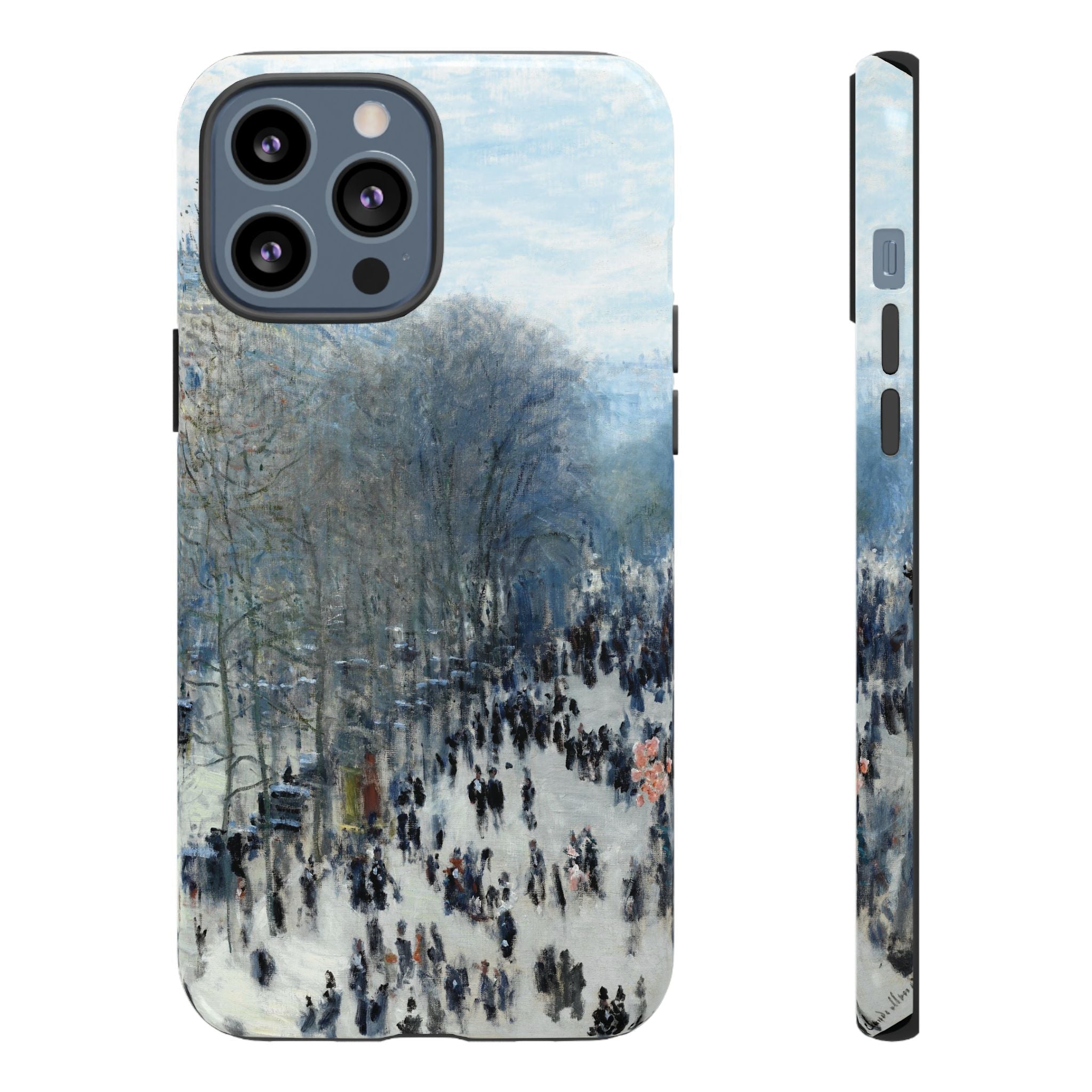 Boulevard des Capucines by Claude Monet - iPhone Tough Case