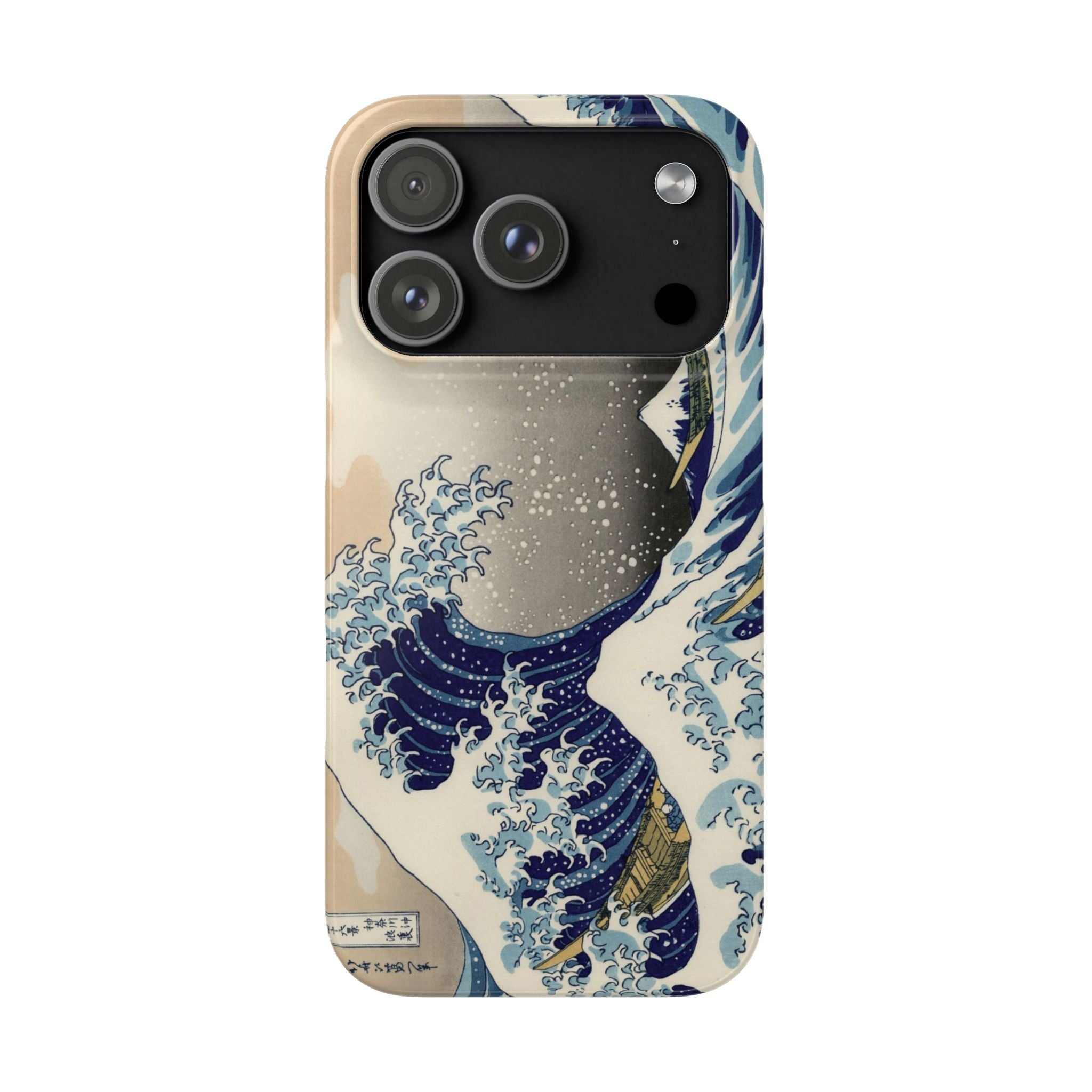 The Great Wave off Kanagawa by Hokusai - iPhone Slim Case