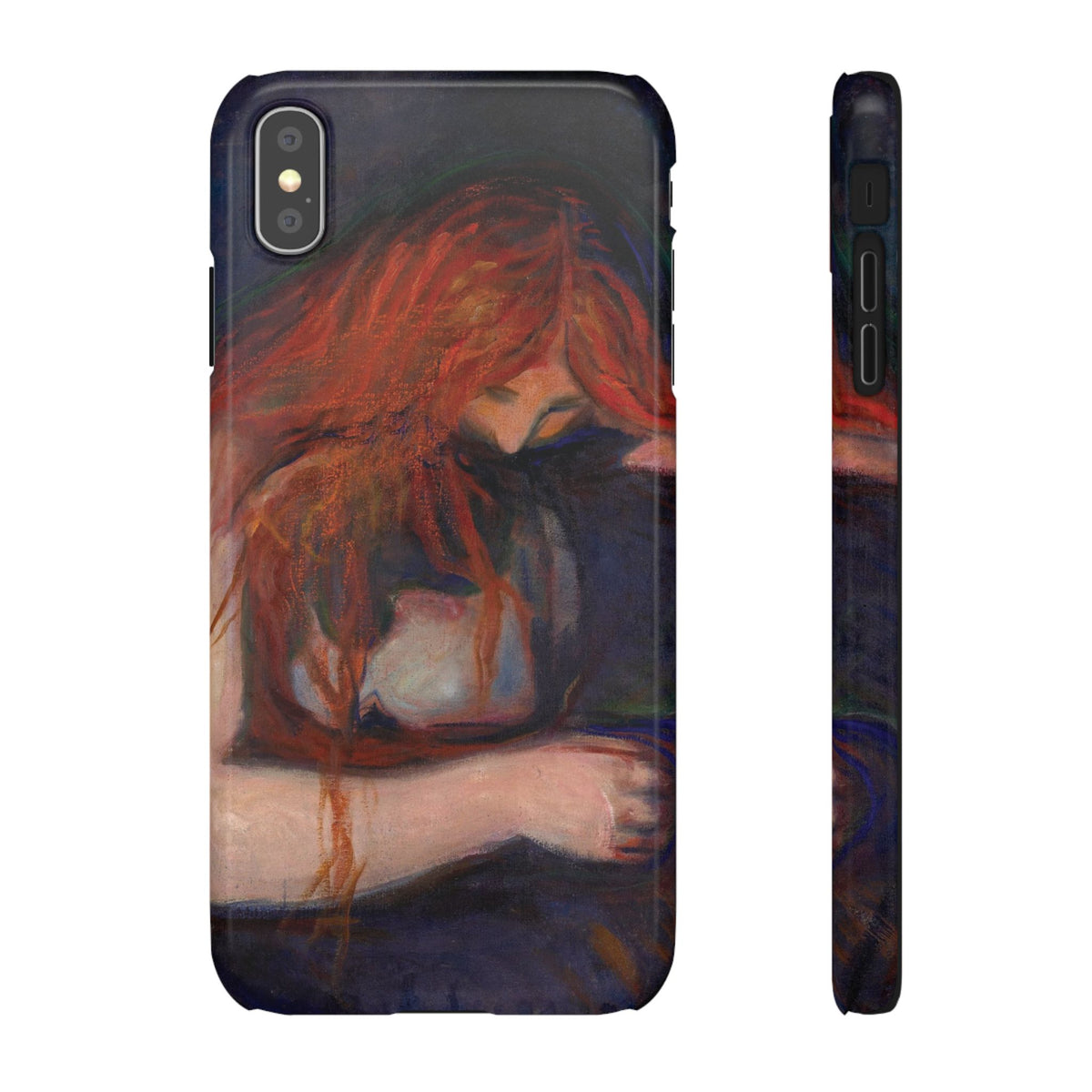Vampire by Edvard Munch - iPhone Slim Case