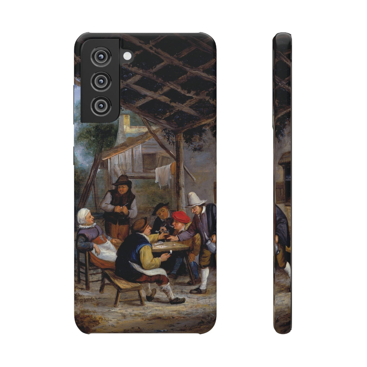 Peasants Drinking by Adriaen van Ostade - Samsung Slim Case