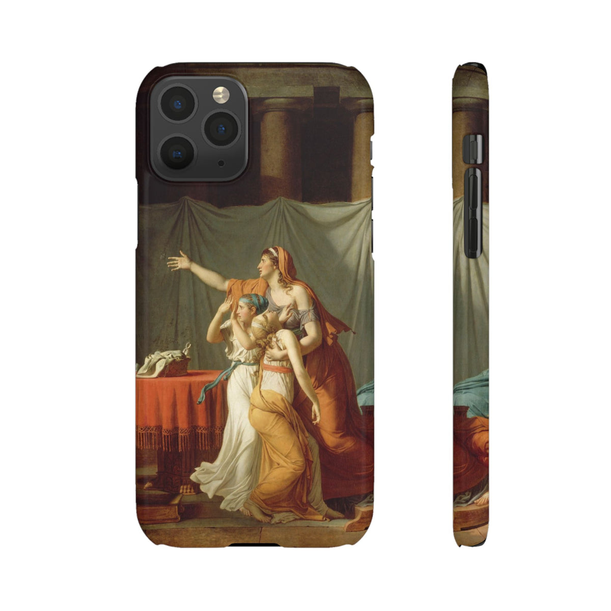 The Lictors Bring to Brutus the Bodies of His Sons II by Jacques-Louis David - iPhone Slim Case