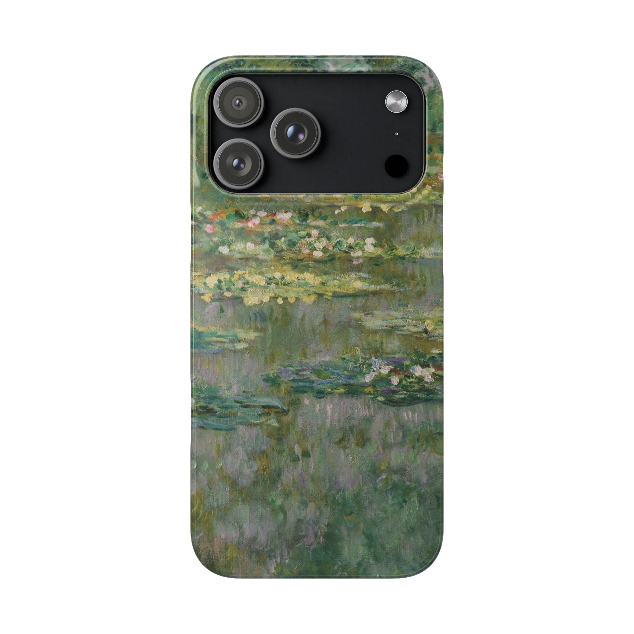 Le Bassin des Nymphéas by Claude Monet - iPhone Slim Case