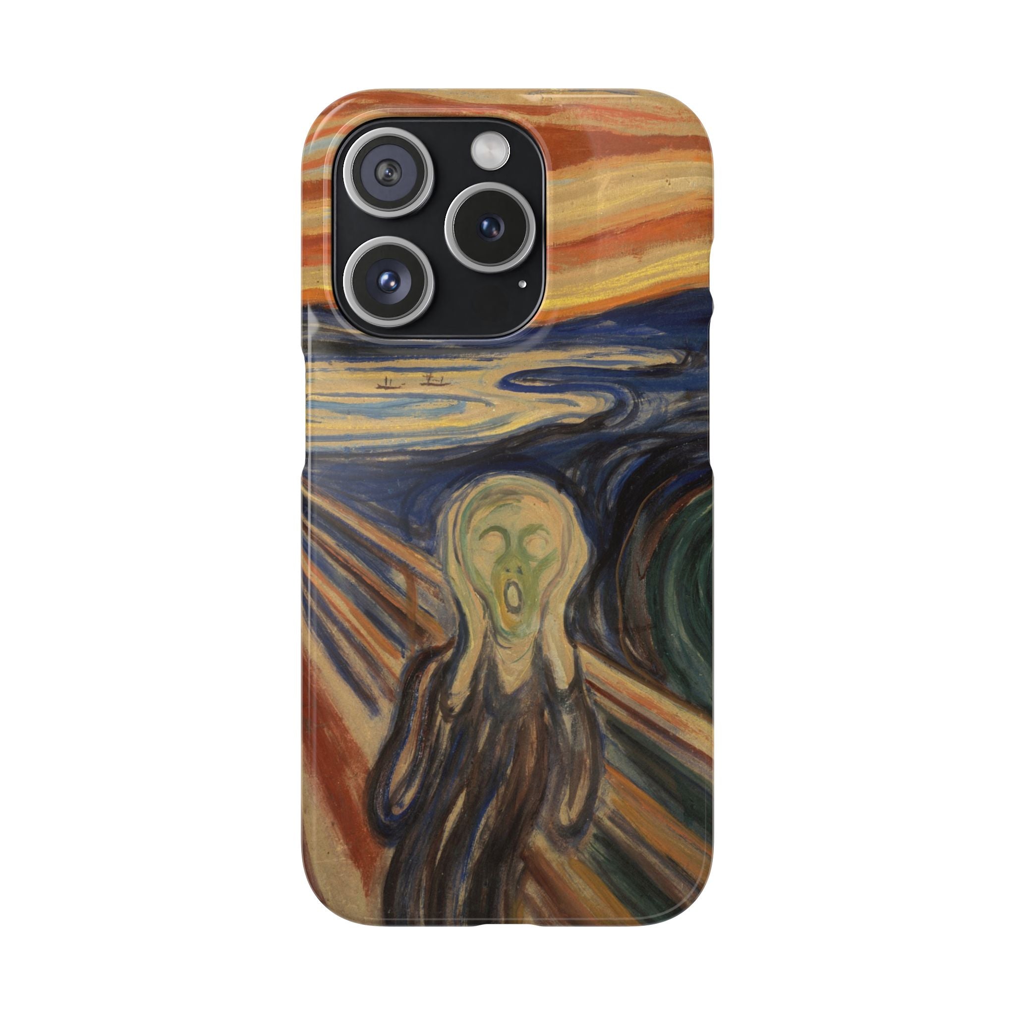 The scream by Edvard Munch - iPhone Slim Case