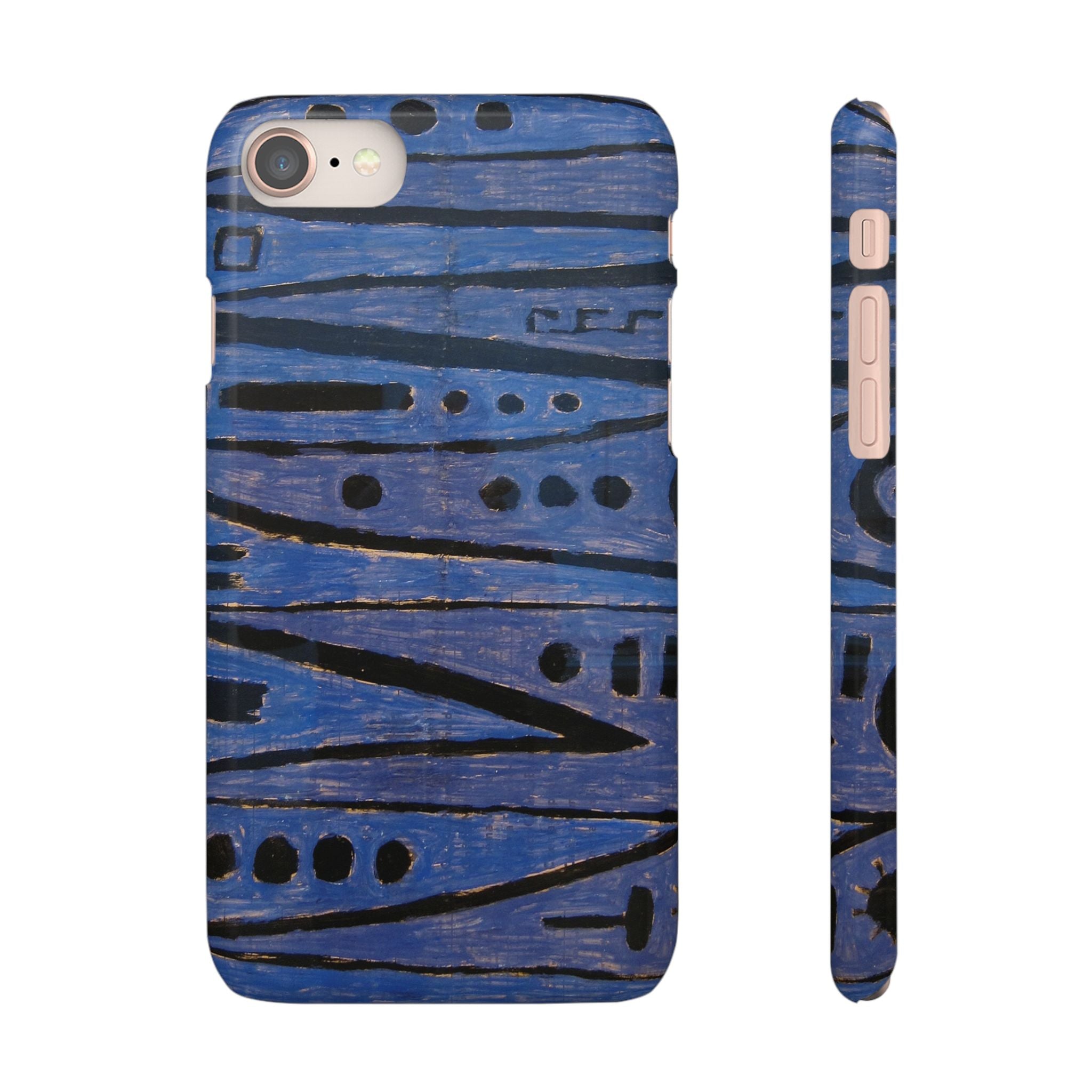 Heroic strokes of the bow by Paul Klee - iPhone Slim Case