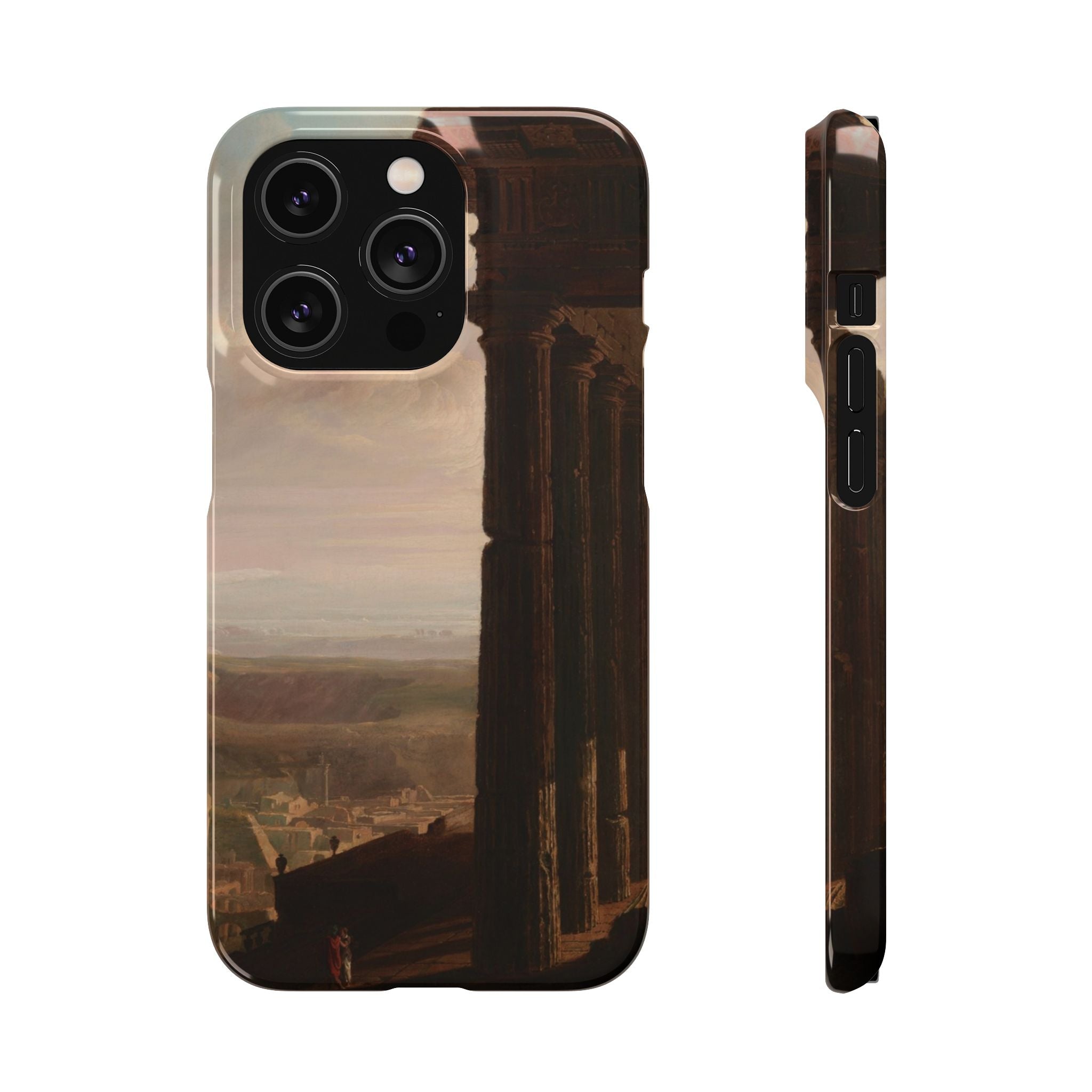 Ruins of an Ancient City by John Martin - iPhone Slim Case