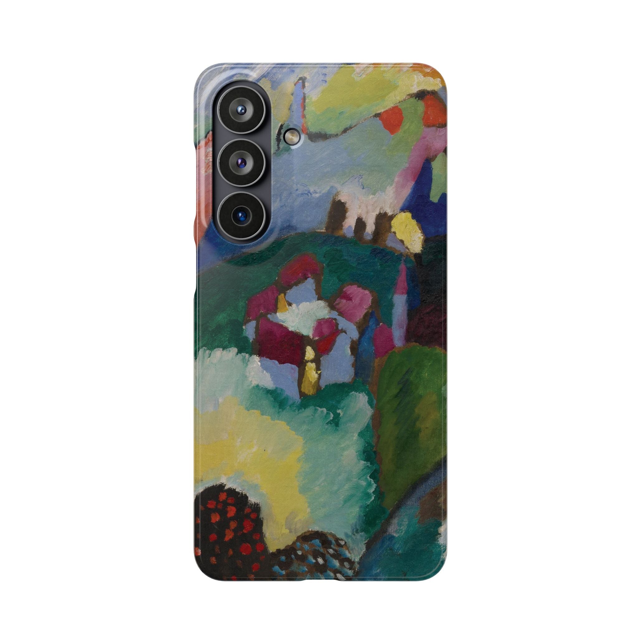 Landscape with Factory Chimney by Vasily Kandinsky - Samsung Slim Case