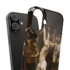 The Flagellation of Our Lord Jesus Christ by William-Adolphe Bouguereau - iPhone Slim Case