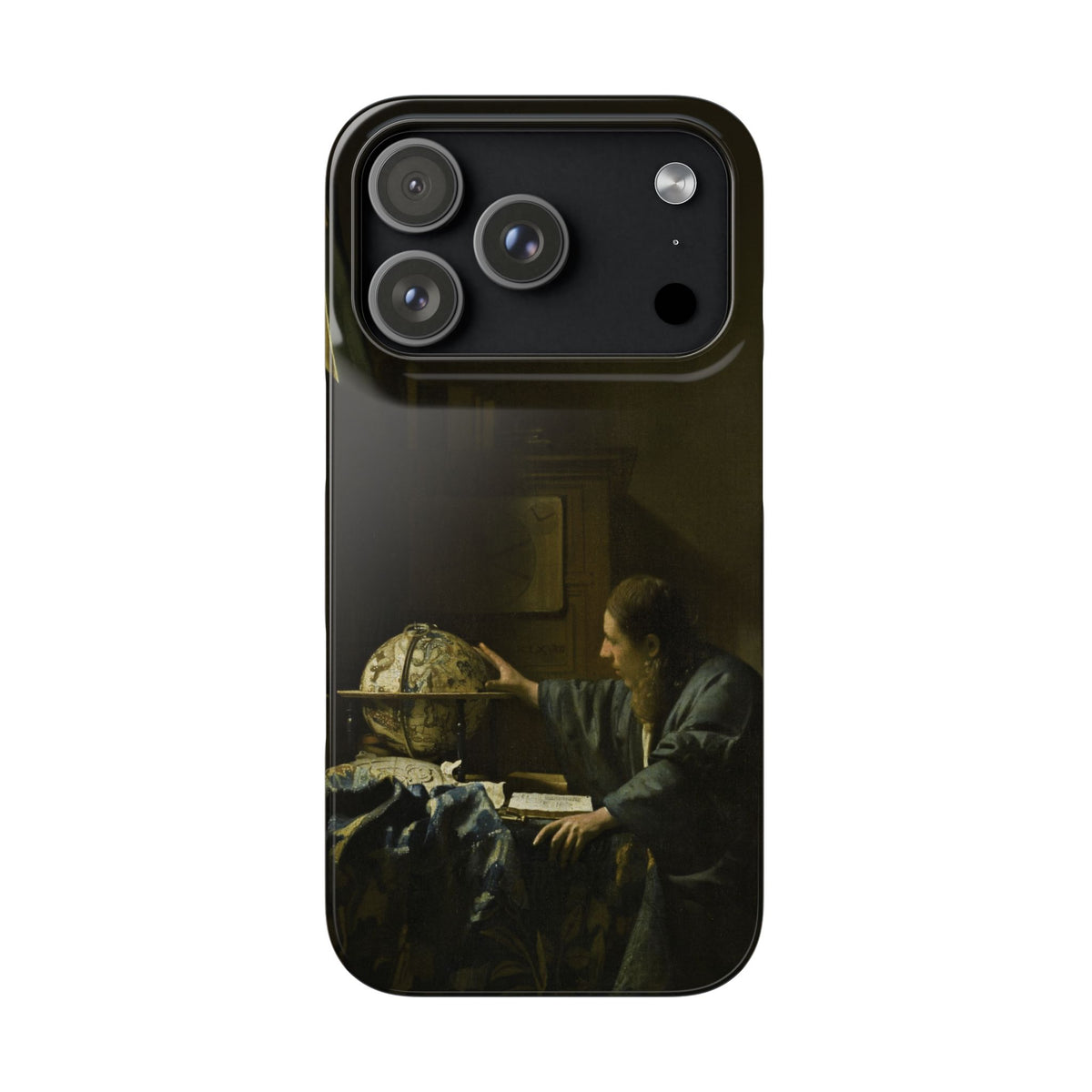 The Astronomer by Johannes Vermeer - iPhone Slim Case