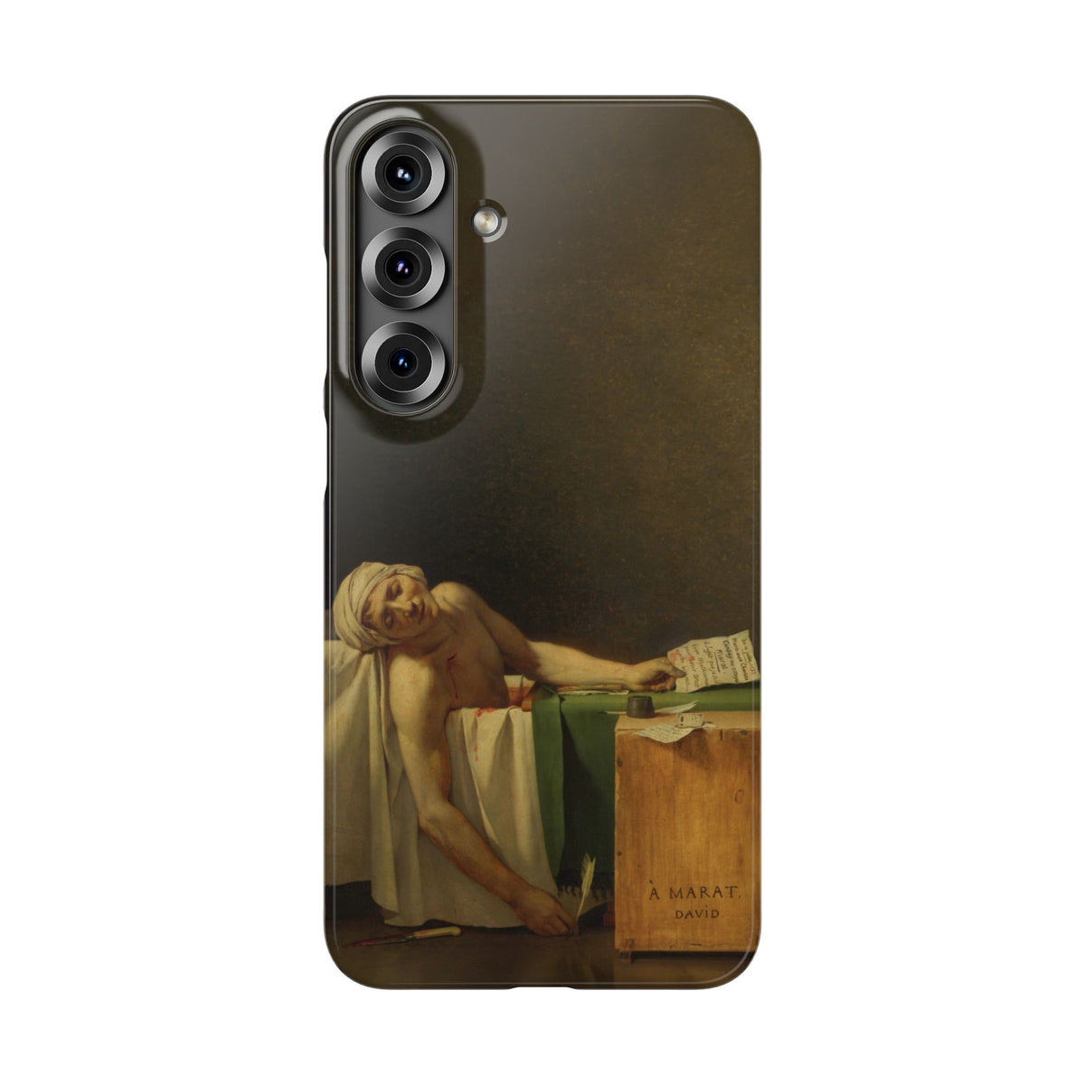 The Death of Marat by Jacques-Louis David - Samsung Slim Case