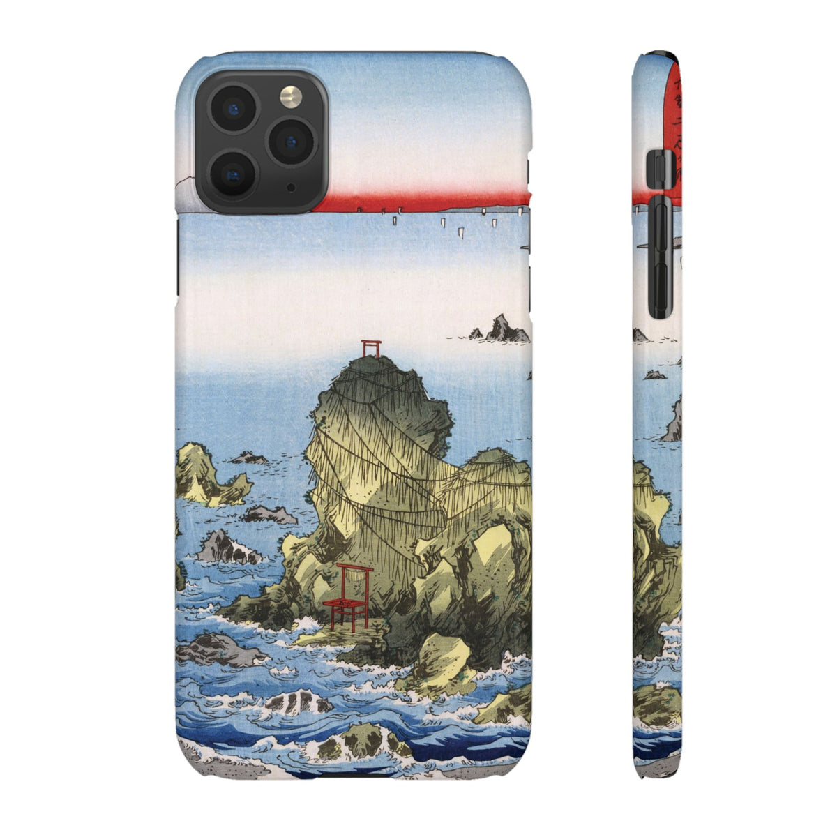 Futamigaura in Ise Province by Utagawa Hiroshige - iPhone Slim Case