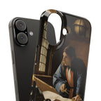 The Geographer by Johannes Vermeer - iPhone Slim Case