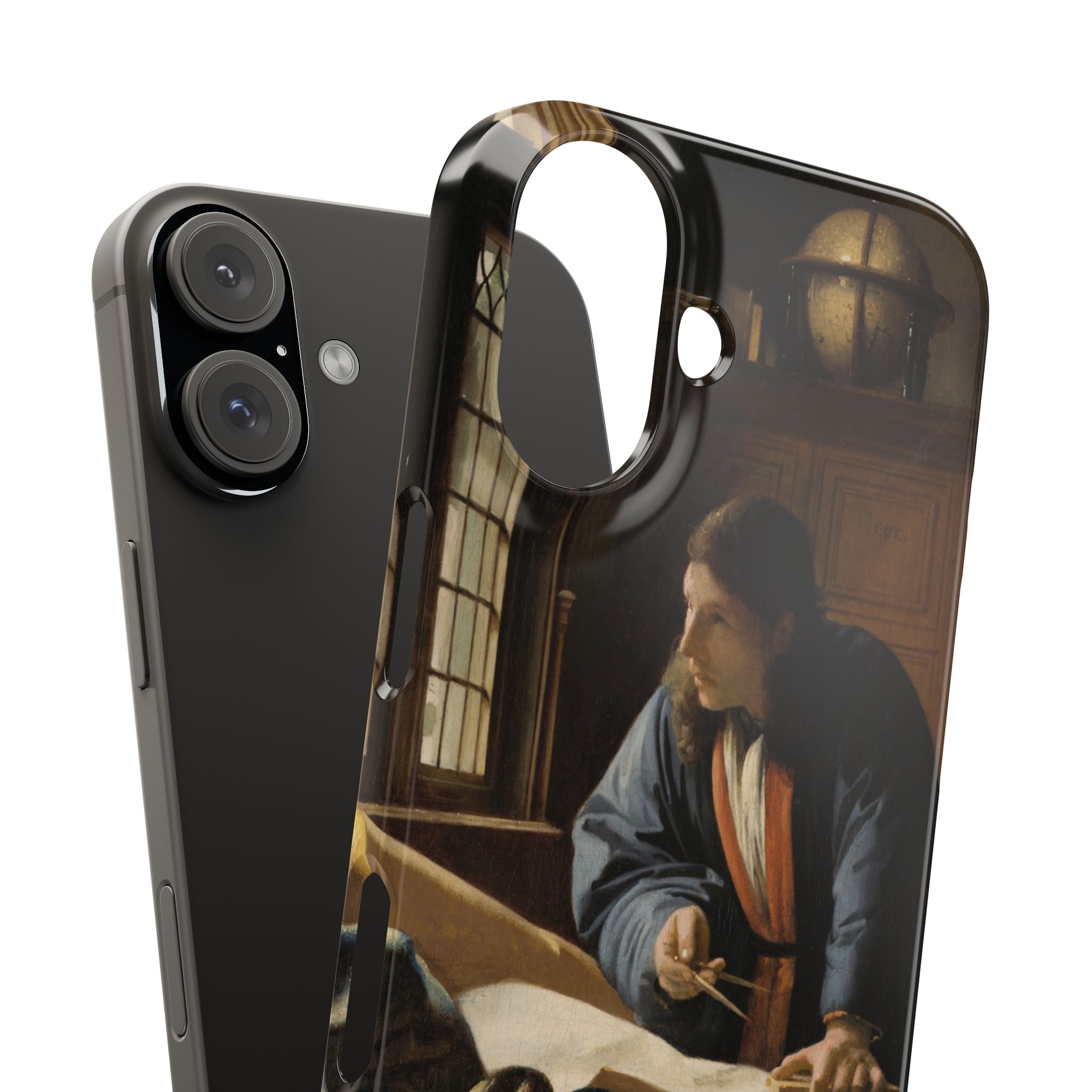 The Geographer by Johannes Vermeer - iPhone Slim Case